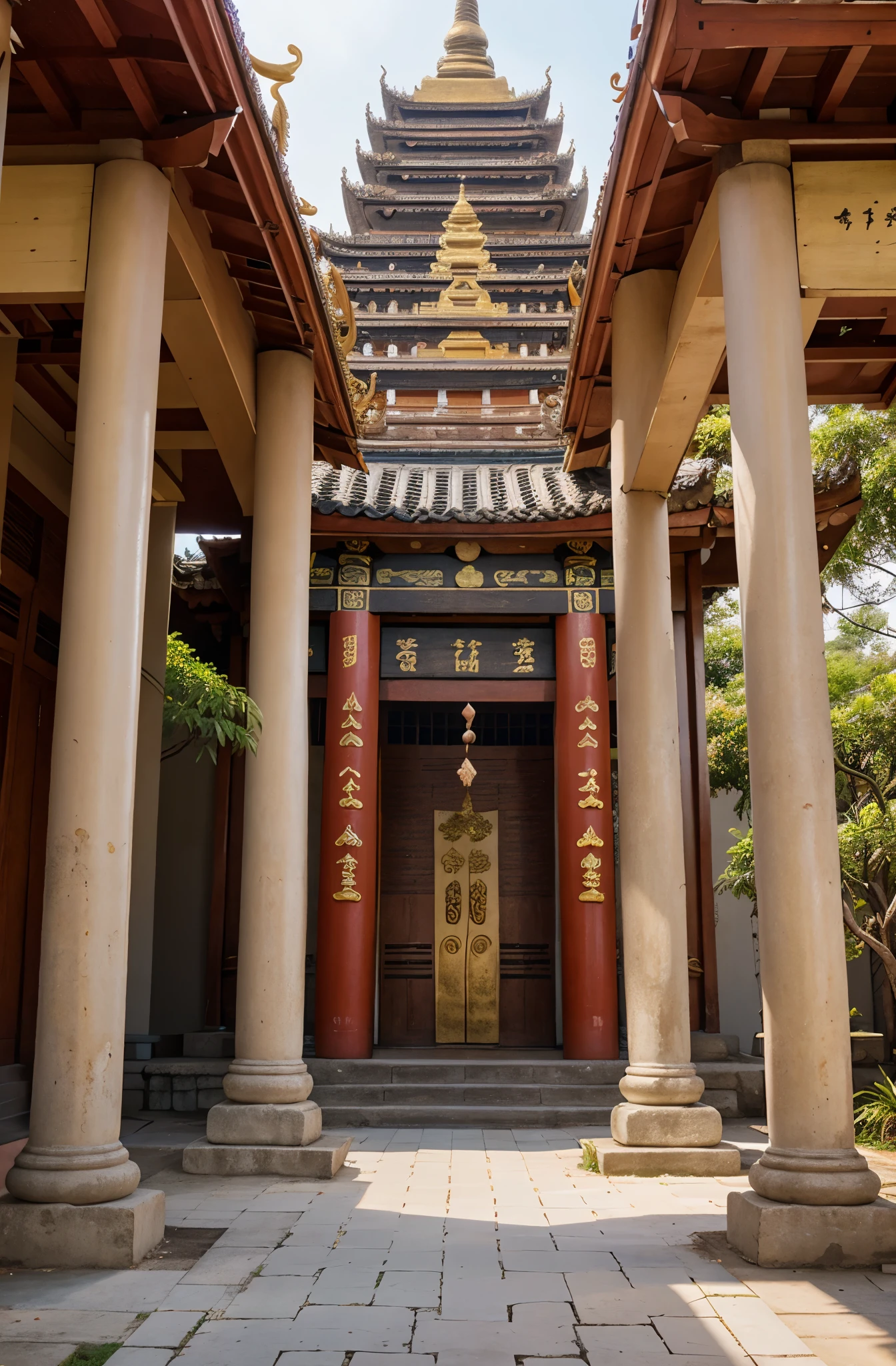 Temple, Southeast Asian, buddhist temple