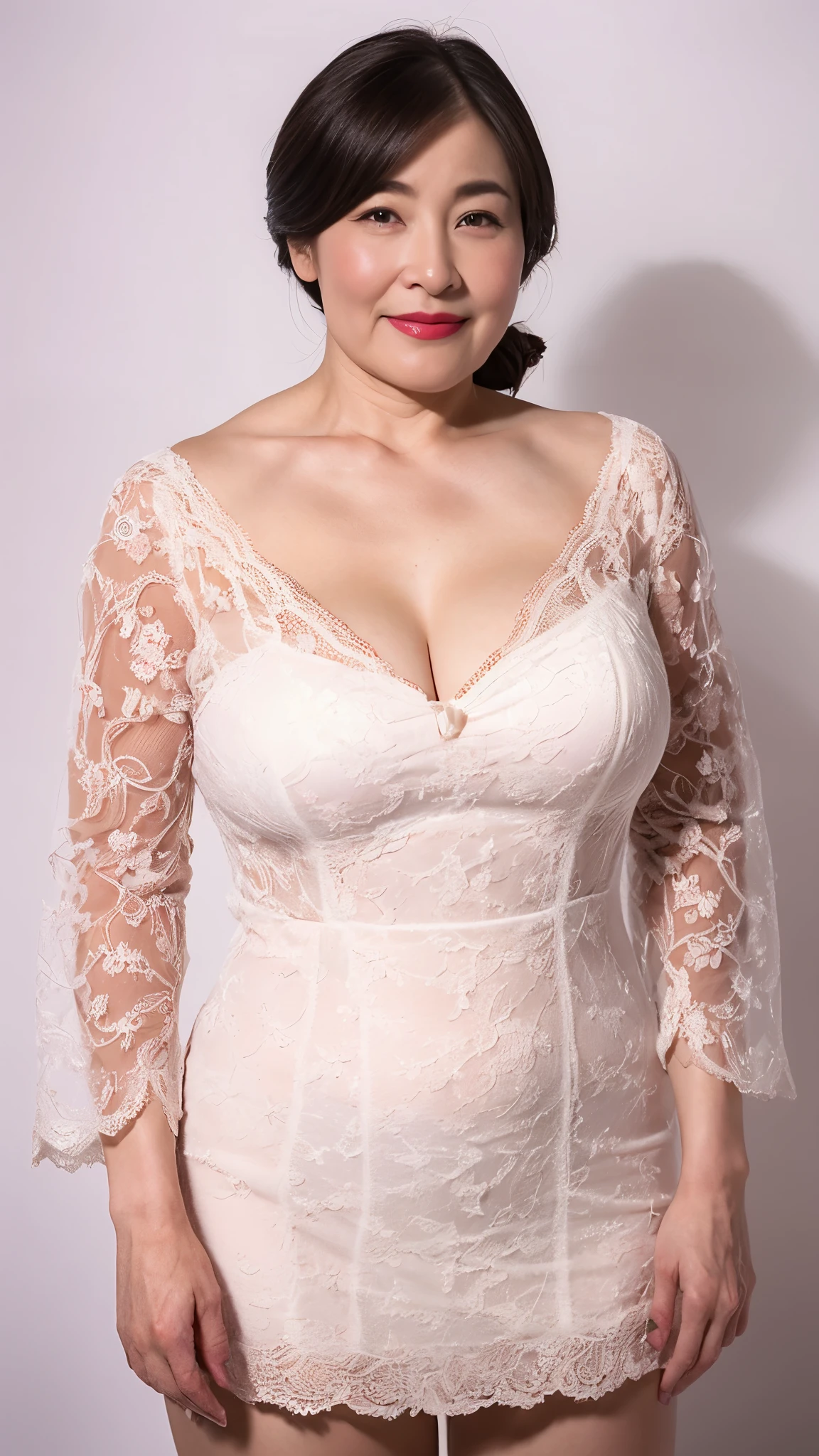 Remove the background, gravure, describe the lips correctly, red lipstick, from the chest up, In underwear, elderly politician, mature woman, 豊満mature woman, Fancy face, highest quality, Super high quality, realistic, super dense skin, perfect description, (日本人mature woman1人), (erotic), 100 years old, big breasts, Bewitching, Glamour, sexy, pure white skin, looking at the viewer,