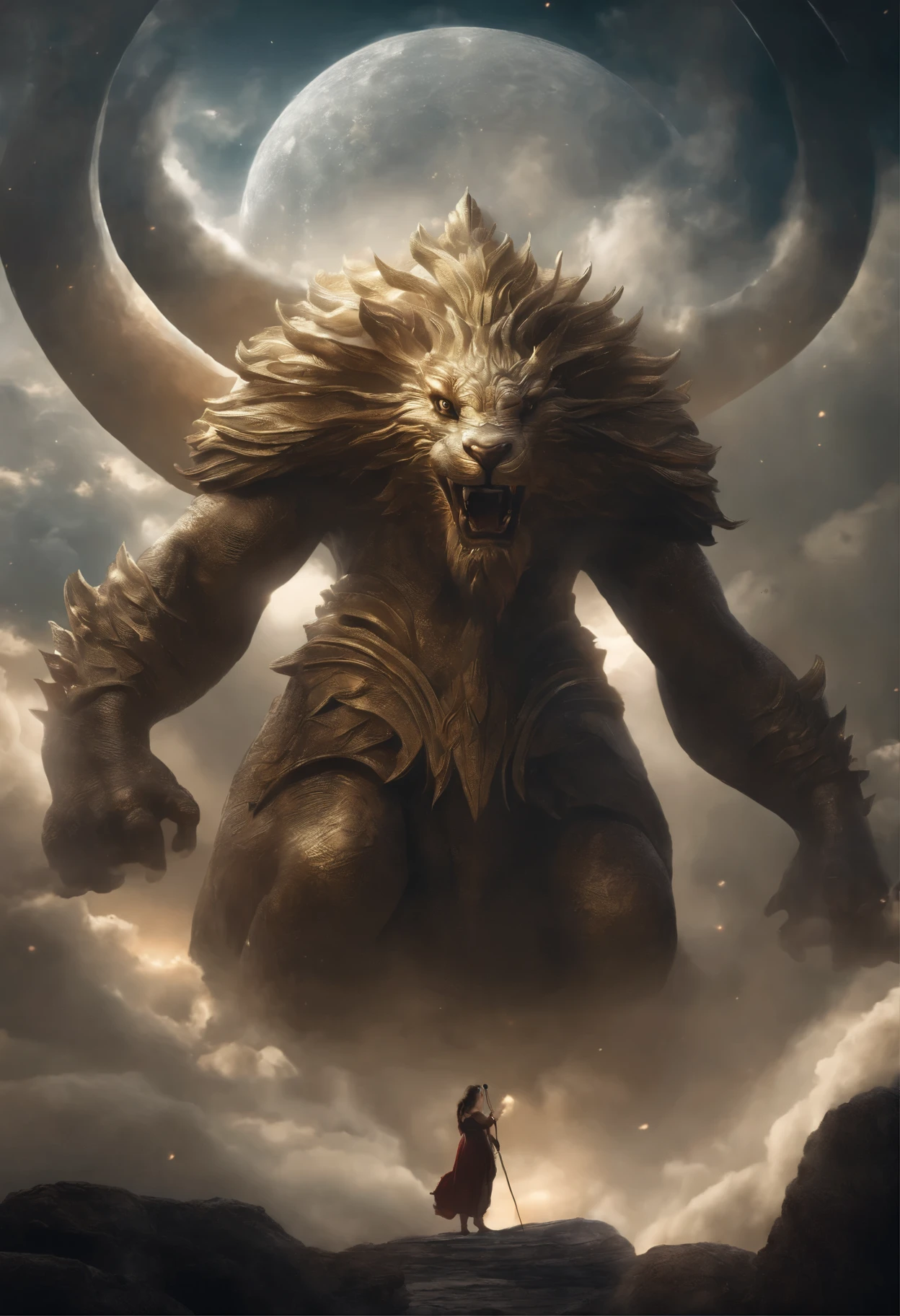 A celestial drama unfolded in the ethereal heavens as thick clouds formed an awe-inspiring spectacle. The billows weaved together, creating a wondrous creature of mythical lore. This captivating manifestation has become popular on Artstation, depicted with precise brushstrokes. The studio portrait reveals unrivaled intricacy and breathtaking detail. The creation is adorned with minuscule intricacies that are indescribable.