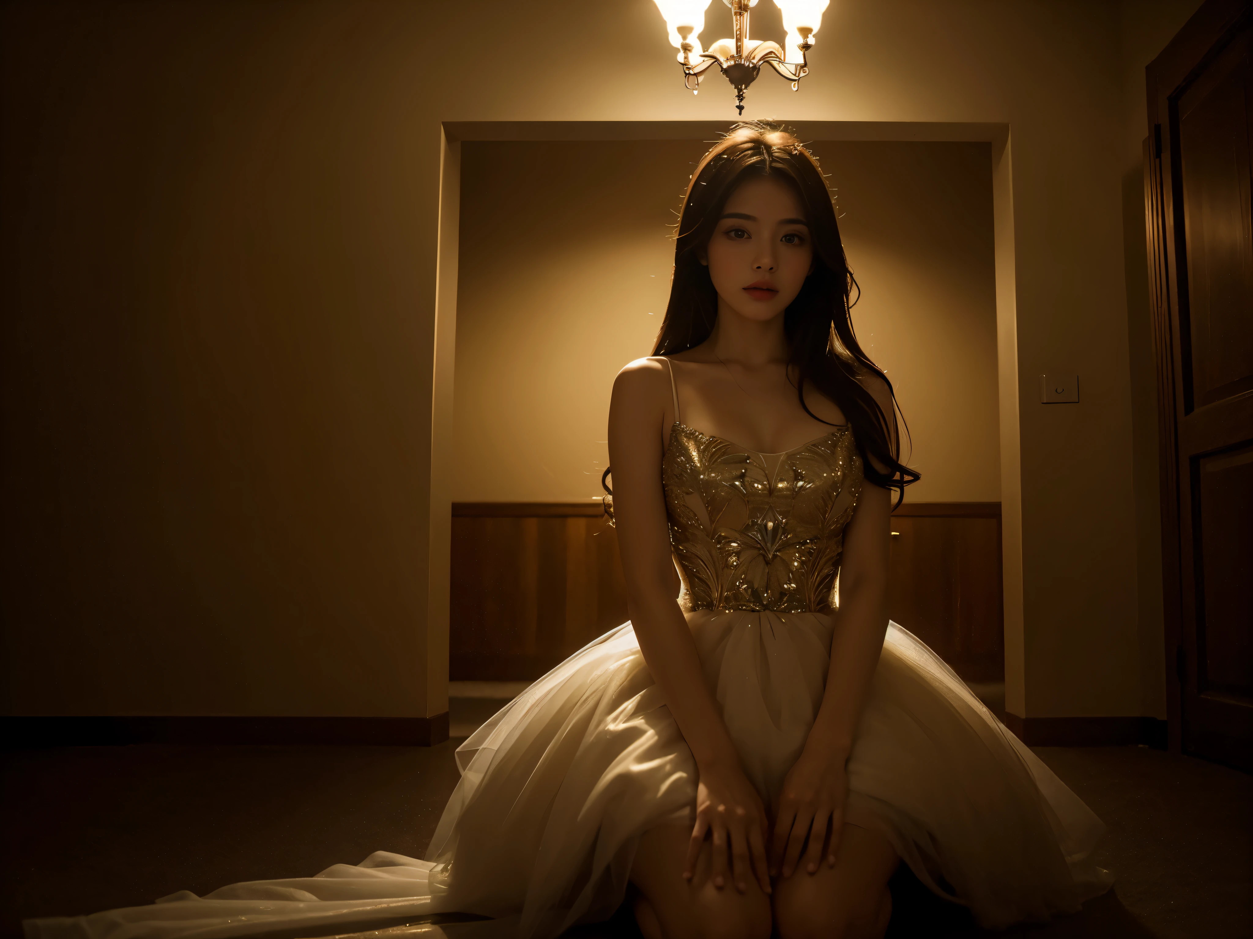 ((masterpiece, highest quality)),(complex lighting),1 girl, Valerie Grizzle,dress,  