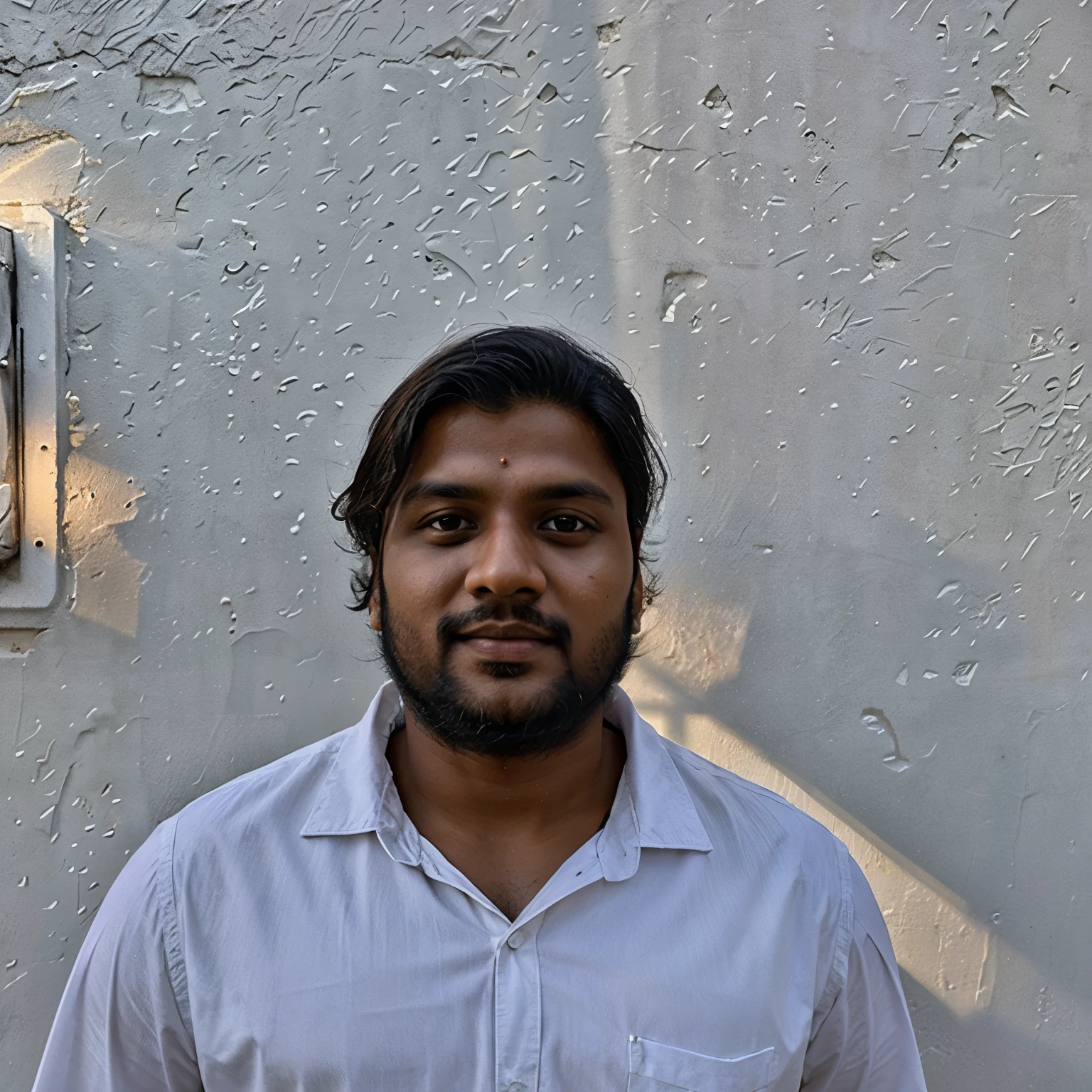 there is a man standing in front of a wall with a clock on it, vinayak, jayison devadas, riyahd cassiem, very very low quality picture, ash thorp khyzyl saleem, professional picture, around 1 9 years old, in front of white back drop, front profile, without beard, frontal picture, portait image