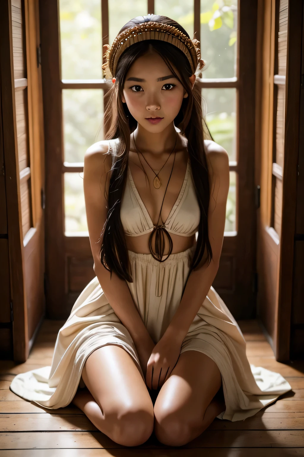 Naked Beautiful asian girl