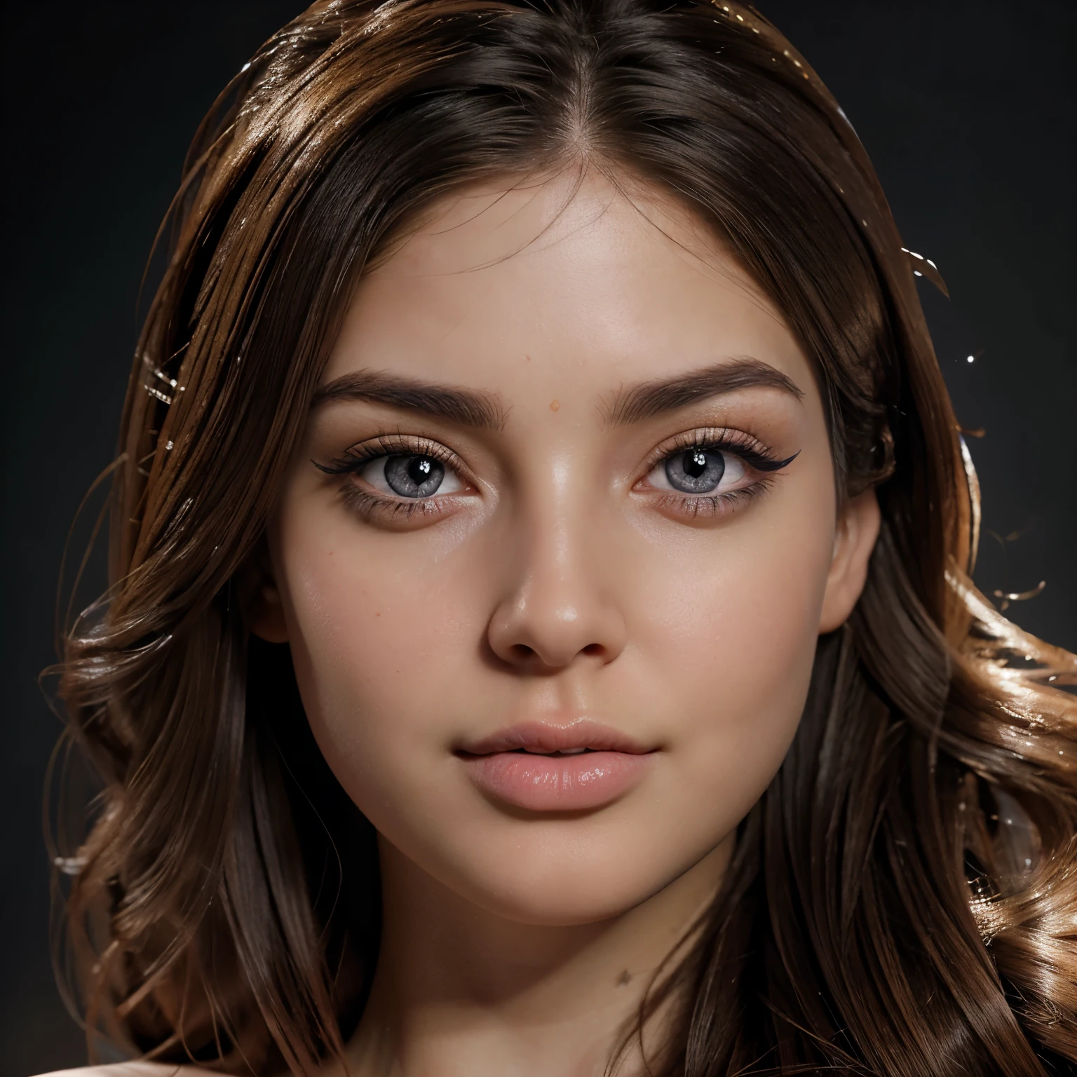 beautiful detailed eyes, beautiful detailed lips, extremely detailed eyes and face, long eyelashes, realistic skin texture, vibrant colors, soft lighting, elegant pose, flowing hair, high-resolution artwork, realistic portrait, studio lighting, vivid colors