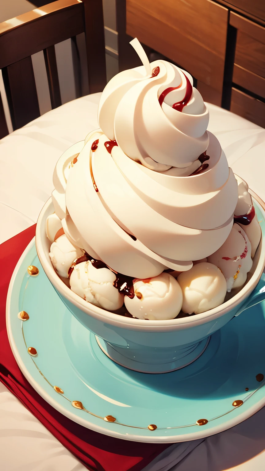 photo of ice cream sundae