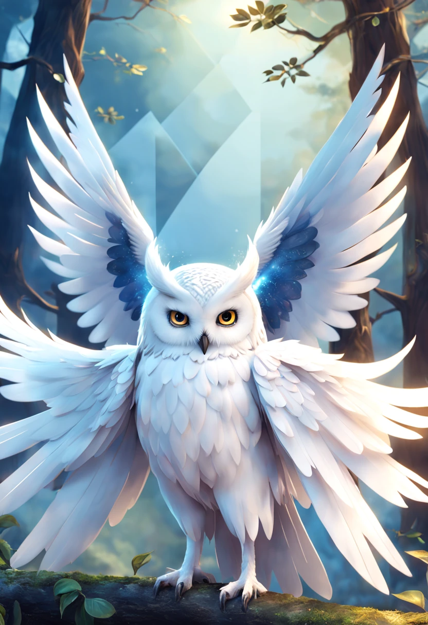  Cute beautiful fairy(White and transparent)Big wings with magical white owl. Magical abilities. Magical surprises. Fantasy. Enter a world full of wonders and dreams. Unreal.，stylized animation，Lovely and detailed digital art， 8 K，stylized rendering，Adventure surreal rendering，anime style ，stylized rendering

          

   

   


    
