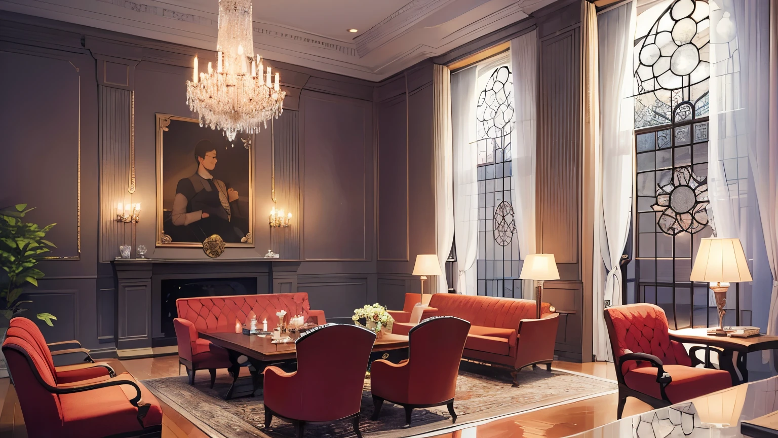 luxury hotel lounge