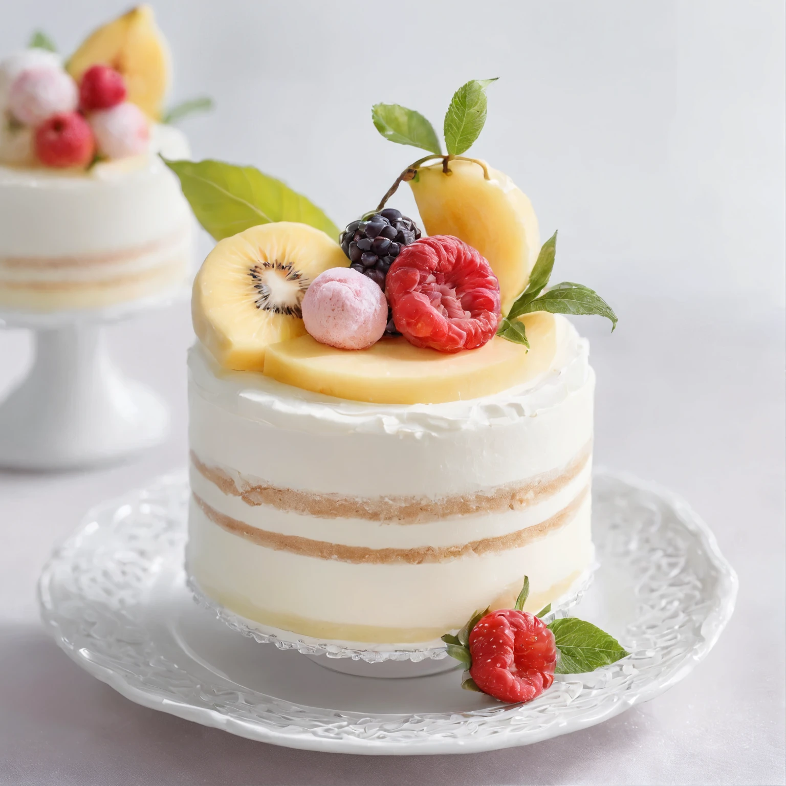 (pastel colour:1.2)、(cute illustration:1.2)、(watercolor painting:1.2)、full of flowers, Cute backgrounds、Floral、banana in,mango, Fruit Parfait,cream puff、citric acid、acid、甘acidっぱい、pale pinkish green throughout,,cooking、tiramisu、Cream cake、confections、high tea、sweet、particles of light、drink、Ice cubes、still life photography