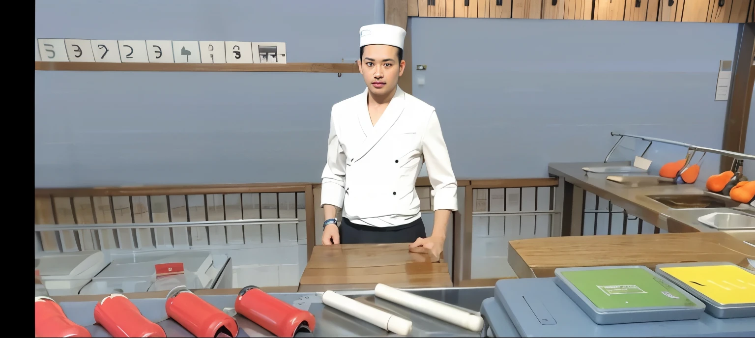 Japanese man, chef