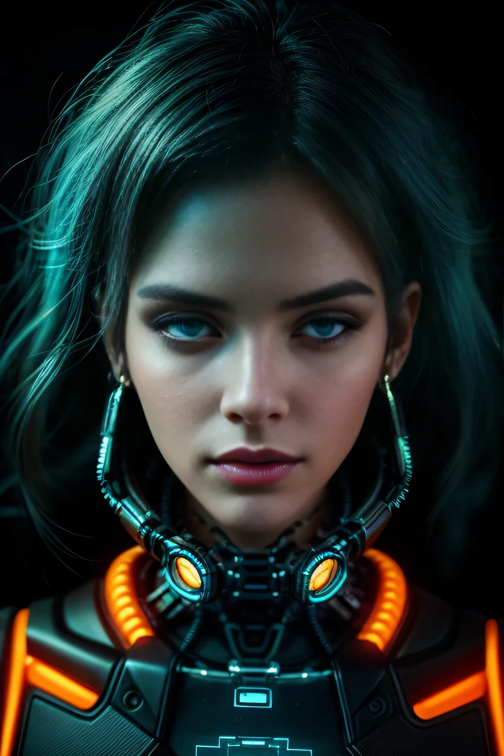 In a neon-lit metropolis of the future, where the lines between humanity and technology blur, envision the meticulous process of stable diffusion that transforms an ordinary girl into a stunning cyberpunk masterpiece. The diffusion process involves seamlessly integrating advanced cybernetic enhancements with organic elements, resulting in a harmonious synthesis of human and machine. Imagine the intricate details of this transformation, from the glowing circuitry that delicately weaves through her skin to the cybernetic eyes that shimmer with an otherworldly brilliance. Envision the vibrant interplay of neon colors, holographic tattoos, and augmented reality overlays that adorn her body, creating a mesmerizing tapestry of futuristic aesthetics. Capture the essence of her enhanced abilities, whether it's enhanced agility, neural connectivity, or cybernetic interfaces that empower her in the cyberpunk world. Explore the fusion of elegance and technology, and bring forth the image of a cyberpunk girl who not only navigates the urban dystopia with grace but also exudes a captivating allure that transcends the boundaries of the digital and organic realms.