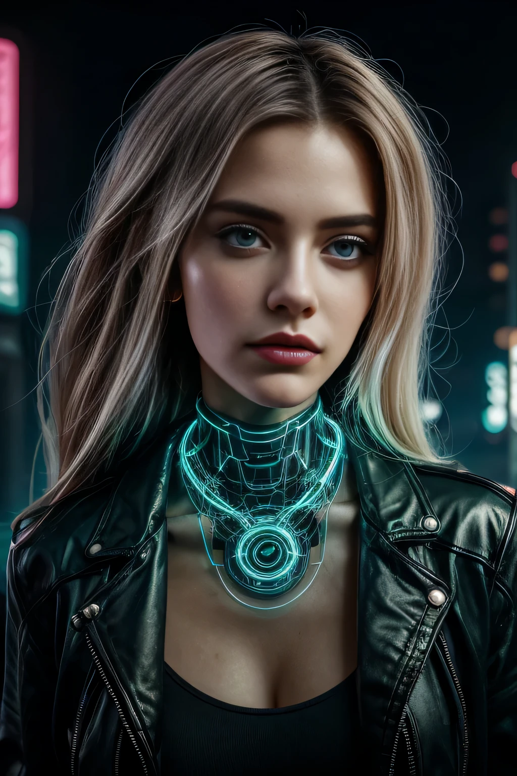 In a neon-lit metropolis of the future, where the lines between humanity and technology blur, envision the meticulous process of stable diffusion that transforms an ordinary girl into a stunning cyberpunk masterpiece. The diffusion process involves seamlessly integrating advanced cybernetic enhancements with organic elements, resulting in a harmonious synthesis of human and machine. Imagine the intricate details of this transformation, from the glowing circuitry that delicately weaves through her skin to the cybernetic eyes that shimmer with an otherworldly brilliance. Envision the vibrant interplay of neon colors, holographic tattoos, and augmented reality overlays that adorn her body, creating a mesmerizing tapestry of futuristic aesthetics. Capture the essence of her enhanced abilities, whether it's enhanced agility, neural connectivity, or cybernetic interfaces that empower her in the cyberpunk world. Explore the fusion of elegance and technology, and bring forth the image of a cyberpunk girl who not only navigates the urban dystopia with grace but also exudes a captivating allure that transcends the boundaries of the digital and organic realms.