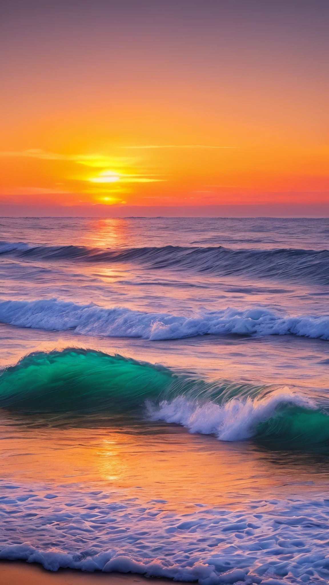 Sunset over the sea，Waves crashing on the beach, beautiful sea, colorful sunset, beautiful sunset, 美しいsunsetの輝き, beautiful iphone wallpaper, 美しいsunrise, amazing sunset, awesome wallpaper, Brilliant sunset, sunriseの色, beautiful wallpaper, 活気に満ちたsunrise, breathtaking colors, sunset, Gentle colors, sunsetの色, colorful sunset!!, beach sunset background, Very beautiful pictures of, sunrise