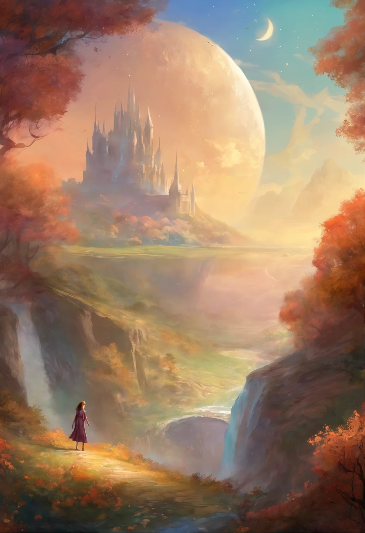 How to catch up with you, because the steps are getting quieter?
The old world froze in a silent cry Just try to be happy