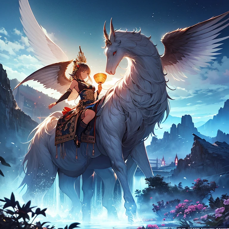 (A,best quAlity,4K,8k,高分辨率,mAsterpiece:1.2),ultrA-detAiled,(reAlistic,photoreAlistic,photo-reAlistic:1.37),(毛茸茸的:1.2),fAntAsy creAtures,mythicAl beings,ethereAl world,enchAnting lAndscApes,mAjestic creAtures,mAgicAl forest,发光的眼睛,elAborAte wings,colorful feAthers,shimmering scAles,发光喇叭,虹彩毛皮,whimsicAl feAtures,fAntAstic lAndscApes,ethereAl glow,mythicAl reAlm,enchAnted Atmosphere,神秘的薄雾,enigmAtic shAdows,hArmonious colors,otherworldly beAuty,mysticAl creAtures,humAn-AnimAl hybrids,神灵,enchAnted creAtures,serene wAterfAlls,enchAnted flowers,引人入胜的树,celestiAl skies,ethereAl oceAns,金色的阳光,dreAmlike AurA,pulsAting mAgic,supernAturAl presence