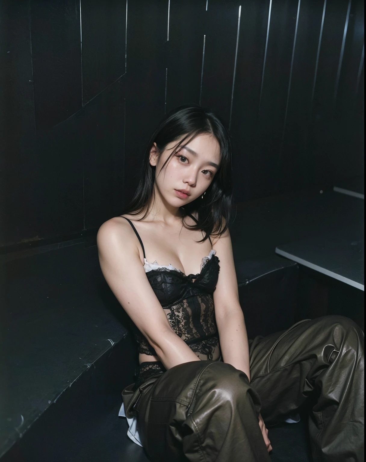 mulher arafa sentada em um degrau com fundo preto, gema chen, Kiko Mizuhara, fuzileiro naval kitagawa, Kiyoko suzuki, chiho, The motto is Teshirogi, a young Asian woman, sui ishida com cabelo preto, Yuuka Kazami, Kotegawa Yui, Kimi Takemura, cindy avelino