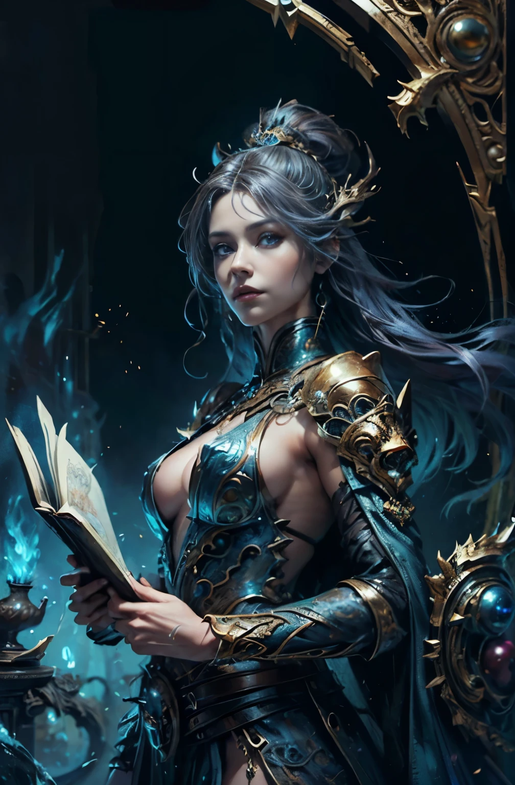 A very beautiful woman standing next to a dragon, Encounter with a legendary dragon, Giant Dragon, godの眷属, god々Shiiryu, detailed fantasy art, fantasy art style, fantasy style art, highly detailed fantasy art, detailed digital 2d fantasy art, fantasy artist, epic fantasy art style hd, high quality fantasy art, detailed fantasy illustration, fantasy book illustration, digital 2d fantasy art, Fantasy Art Illustration, 4K fantasy art, Written by Jean Jay., fantasy art style, 2. 5D CGI Anime Fantasy Artwork, epic fantasy art style hd, Epic fantasy digital art style, detailed fantasy art, 詳細なdigital 2d fantasy art, Ruan Jia and Artgerm, 8K fantasy art, sharp outline, extremely detailed and beautiful eyes, blue eyes without pupils, beautiful blue eyes, pretty much beautiful face, Also々Appearance, Valhalla, unparalleled beauty, masterpiece, highest quality, perfect angle, perfect composition, best shot, official art, cinematic light, very beautiful and fantastic scenery, chivalry dream, sense of presence, Michael Letter, Christoph Huge 、Ultra-precise painting, luminism, art by Carne Griffiths and what a bone concept art, 4K resolution, fractal isometricdetailbioluminescence , 3D rendering, octane rendering, intricately detailed , cinematic, Art Station's trendy, isometric-centric, surreal cover photo, awesome full color, written by hand, Defining a hit , cinematic,amazing background, abstract beauty,stand, approaching perfection, pure form, golden ratio, minimalistic, concept art, Written by Brian Froud、Khan Griffith、what a bone、john william waterhouse, intricate details, 8K post production, High resolution, hyper detail, Trends in Artstation, studio photography, intricate details, very detailed, By Gregg Rutkowski, Encounter with an ancient dragon