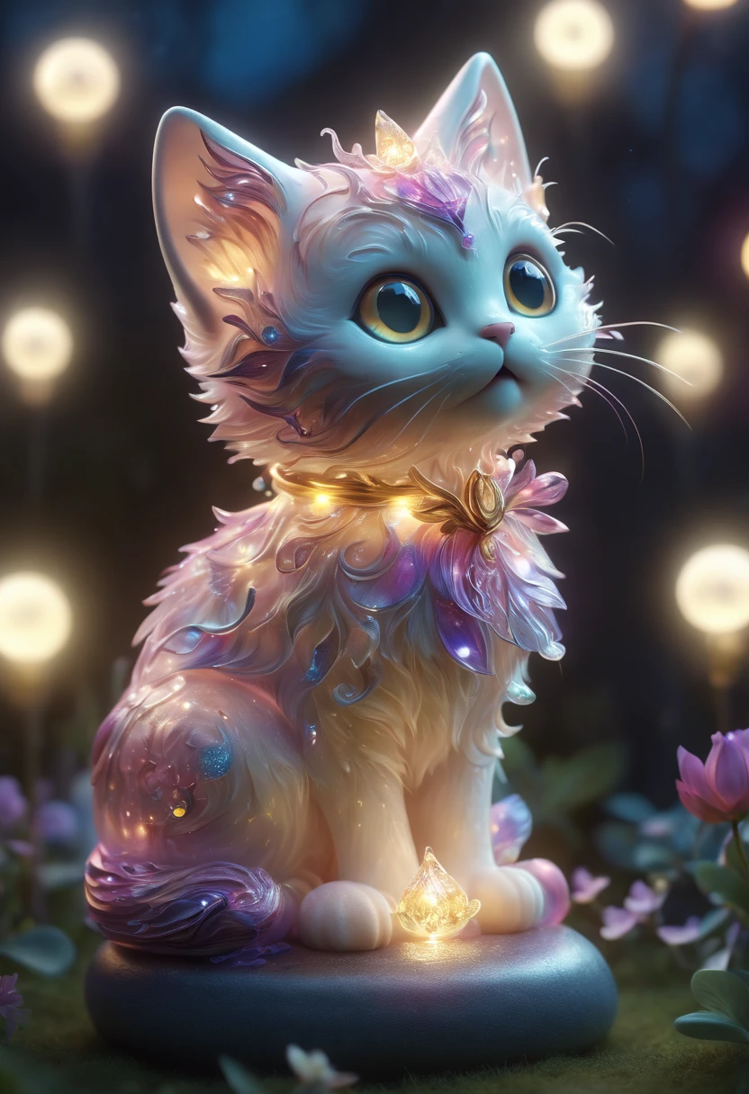(best quality,4k,8k,highres,masterpiece:1.2),ultra-detailed,realistic,beautiful,adorable,glowing,night lights,fairy tale, magical creature, soft light,colorful,delicate design,3D rendering,vivid colors,toy-like,size of a small lamp,gentle glow,fantasy creature,enchanting,fantastic,whimsical,lovely,luminous,illuminating,decorative lighting,eye-catching,iridescent,mystical,mythical,delightful,sparkling,cartoonish,joyful,magical atmospher