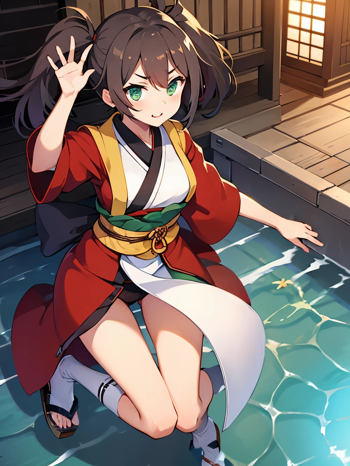 sandals, wooden sandals, japanese sandals, white socks