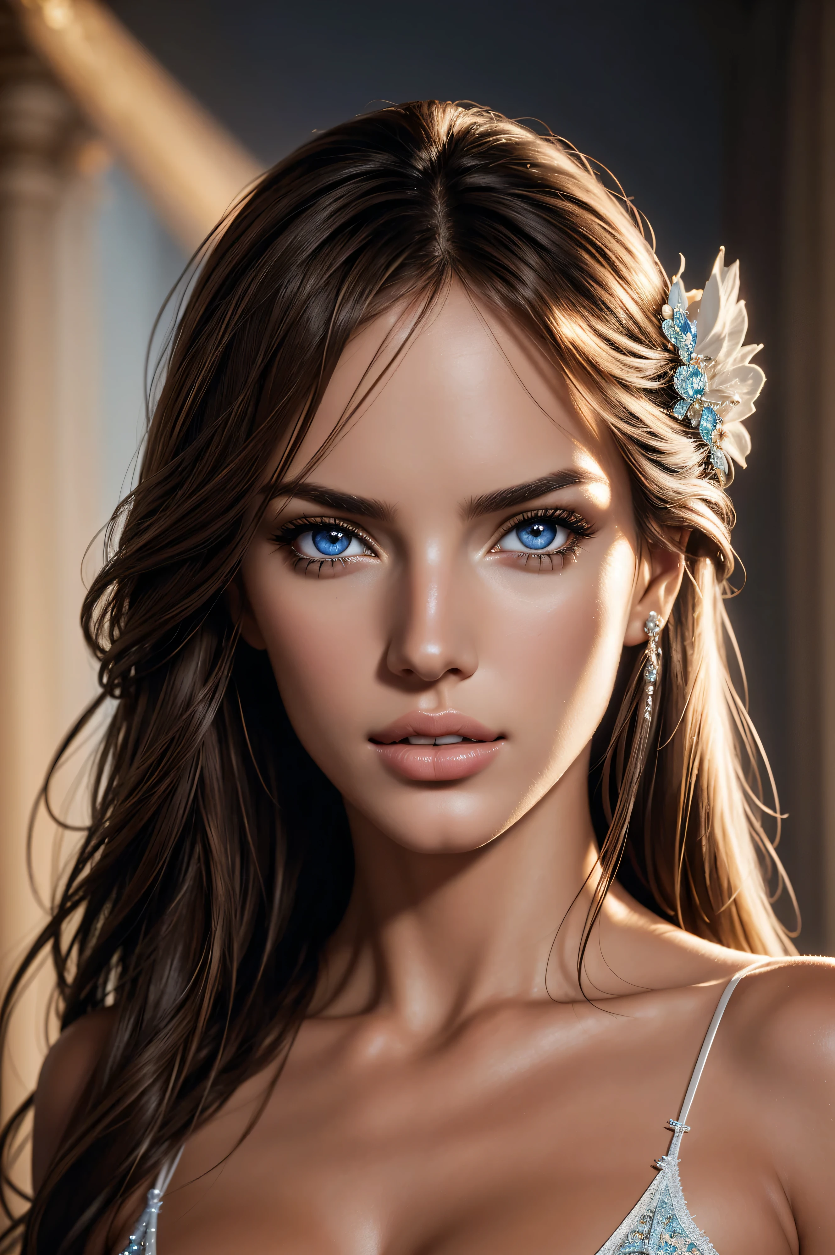(best quality), (ultra detailed), (masterpiece), organic cyborg, white plastic, diffuse lighting, fantasy, intricate, elegant, highly detailed, lifelike, photorealistic, digital painting, artstation, illustration, concept art, smooth, sharp focus, extremely detailed magazine cover-style digital painting, (magazine cover-style illustration of a fashionable woman in a vibrant outfit), abs, adding a touch of fantasy to the scene, the text on the cover should be bold and attention-grabbing, with the title of the magazine and a catchy headline, the overall style should be modern and trendy, with a focus on fashion and fantasy, helvetica-bold, 
art by alejandro jodorowsky,
(photographed on a Sony a9 II, 100mm lens, F/2.8 aperture),
 rim lighting, two tone lighting, dimly lit, low key, portrait of a award winning photo of posing in a dark studio,