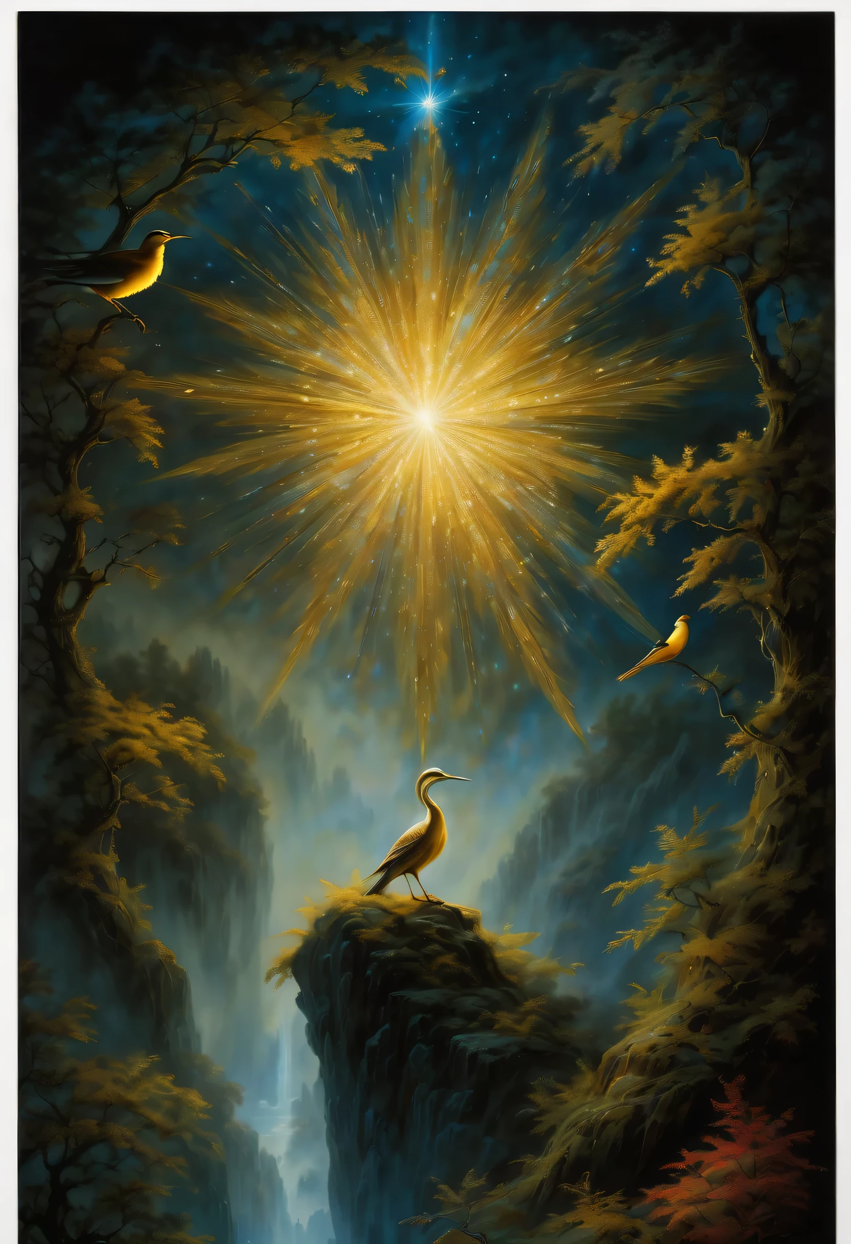 deep in the darkest hole, majestic and mythical creatures、Brought to life by the mesmerizing strokes of a meticulously applied brush。. Every line and curve of this extraordinary image is、Marvel at an unparalleled level of intricate detail。, awe the audience. Whether it&#39;s a painting or a photo, The image shows the highest quality craftsmanship. Each element is decorated with the finest details, Intricately crafted to create a mesmerizing and mesmerizing visual experience.