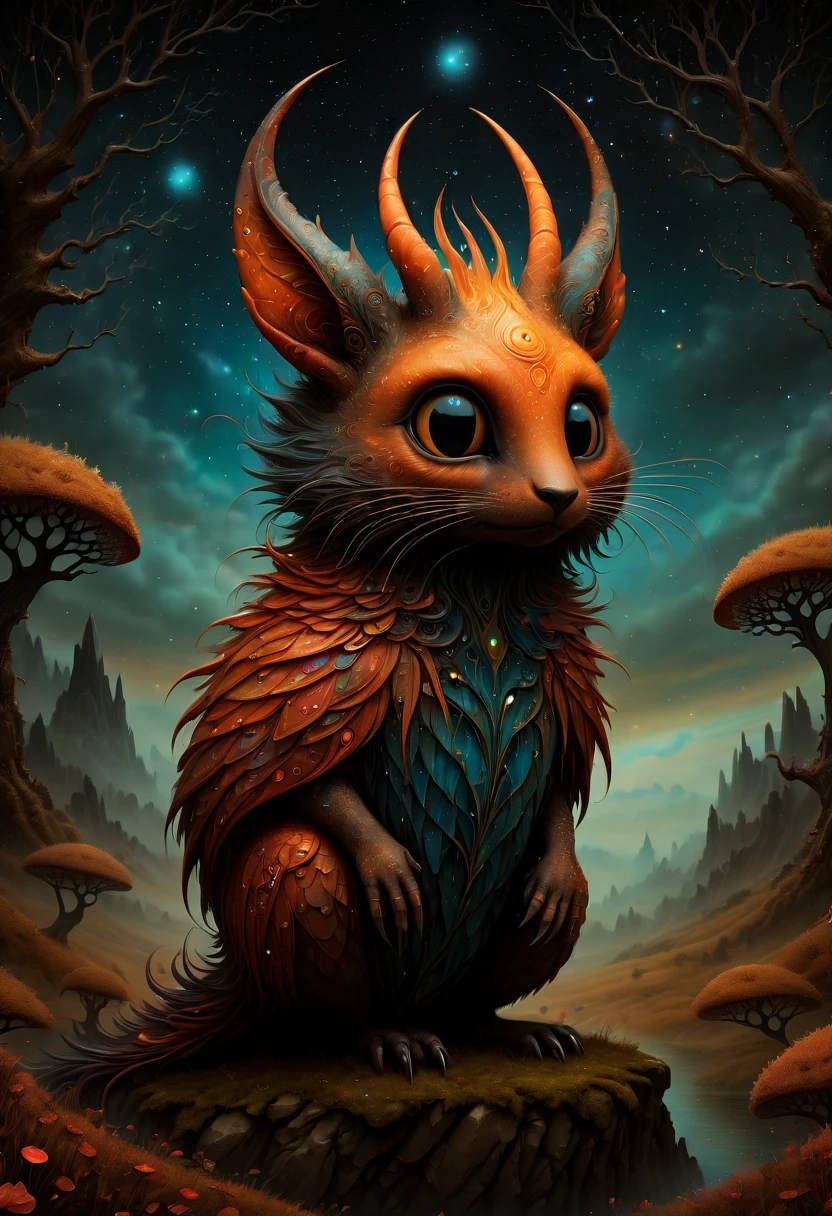 Magical Fantasy Creature, by Andy Kehoe, (best quality, masterpiece, Representative work, official art, Professional, Ultra high detail, 8k:1.3)