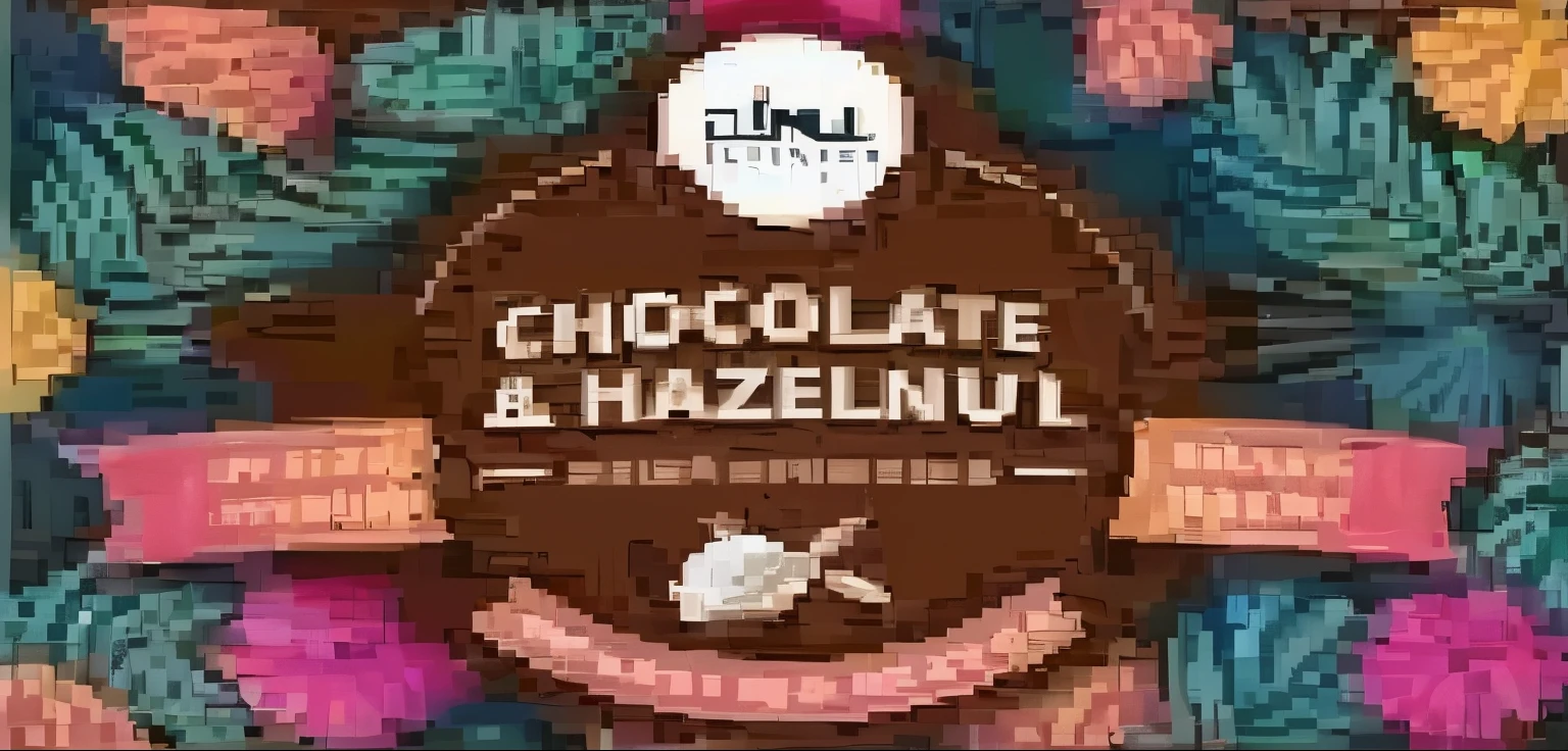 a chocolate bar with a chocolate and hazelnut design on it, haluzinogetic, chocolate, halluzinogenic, by Elaine Hamilton, alana fletcher, on a dark background, 🎀 🗡 🍓 🧚, 💋 💄 👠 👗, not cropped, alena, 🎀 🧟 🍓 🧚, chocolate candy bar packaging, 🍸🍋