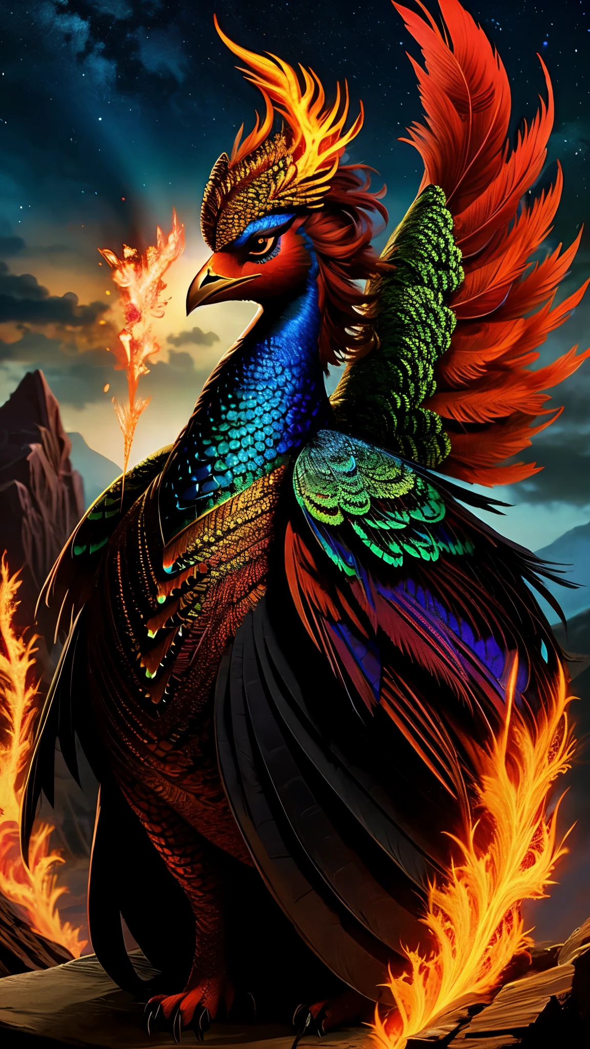 Phoenix Magma, Dark Phoenix, fire peacock