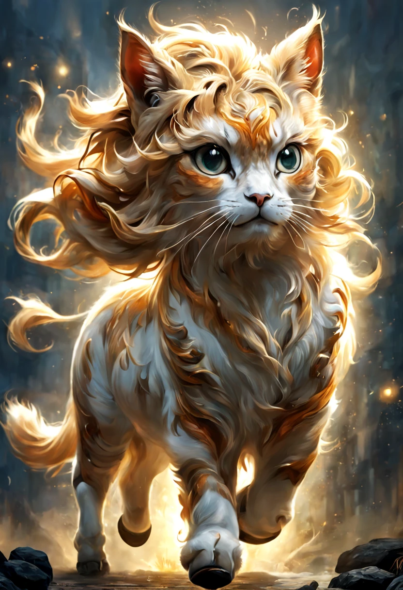 ((Kogo))It&#39;s a mythical beast，Appear in Chinese mythology。cat shaped head，((But with the body and hooves of a horse))。Kogo在神话中被视为能日行千里的神兽，With a powerful and majestic image。It is often used as a metaphor for beings with magical powers。