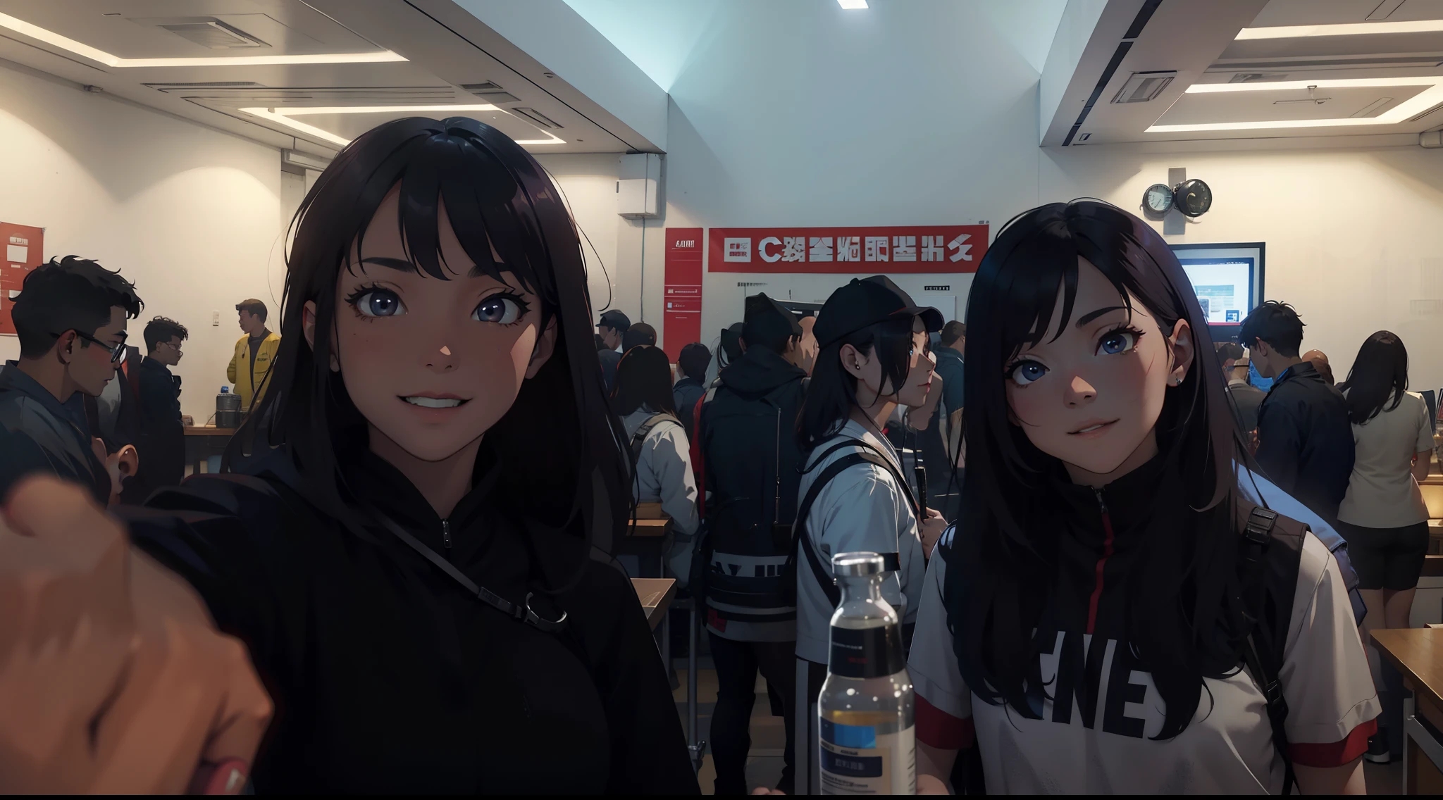 (extremely detailed CG unity 8k wallpaper), (masterpiece), (best quality), (ultra-detailed), (best illustration), (best shadow), (absurdres),
BREAK
smile,