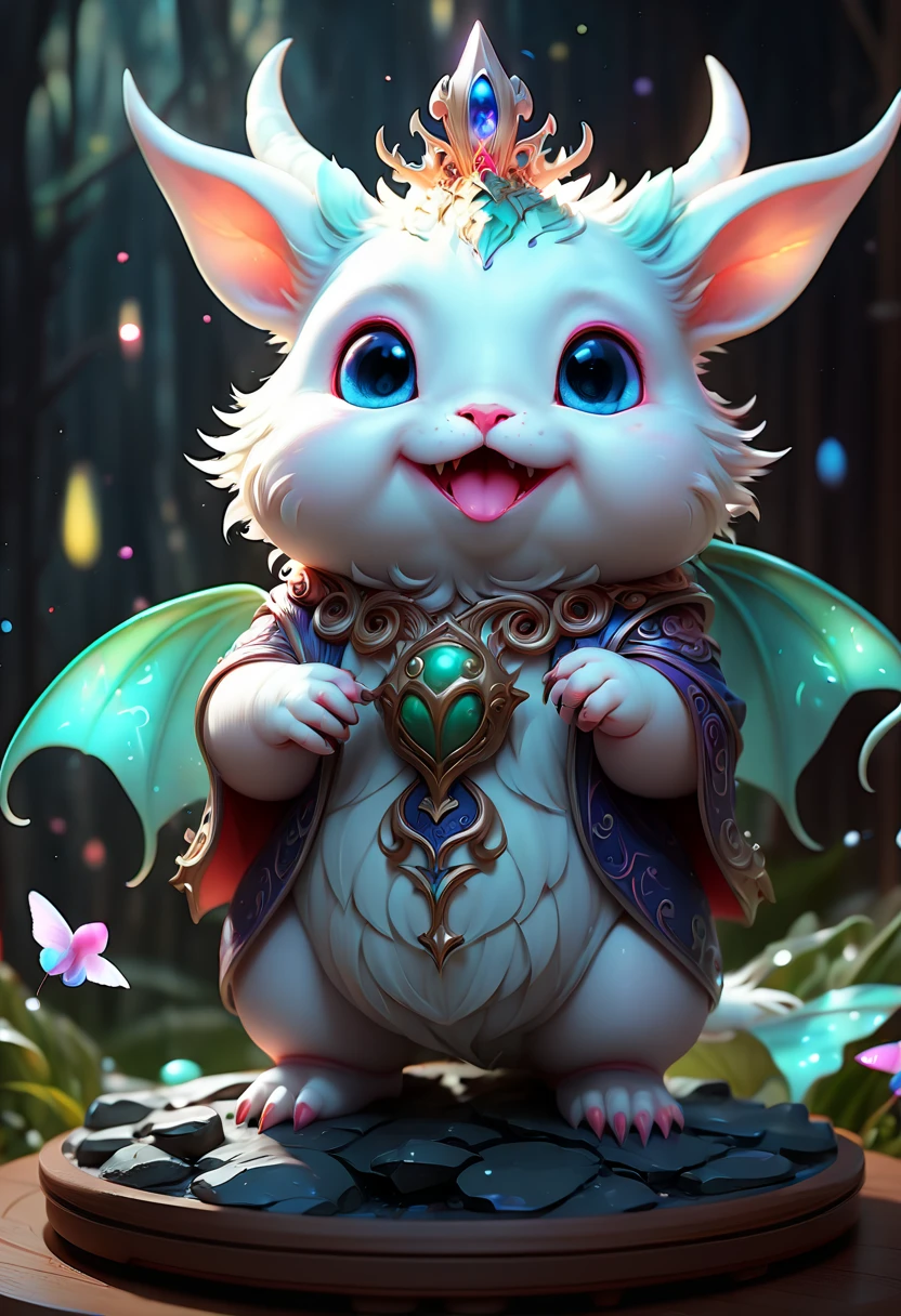 Magical Fantasy Creature, cute by Greg Staples, (best quality, masterpiece, Representative work, official art, Professional, Ultra high detail, 8k:1.3)