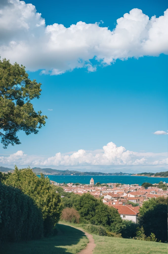 high quality,blue sky,Spectacular view,soft light