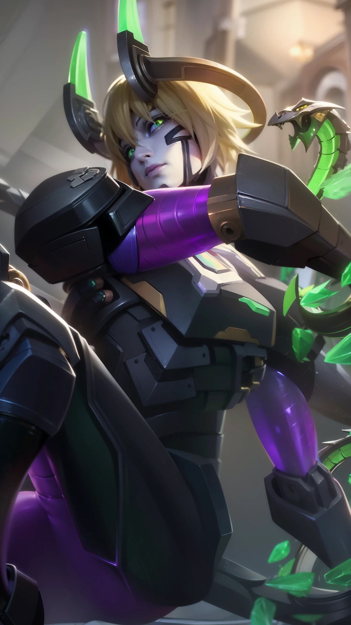 masculine male, masterpiece, ((perfect eyes)) best quality, (semirealism:1.9), beautiful lighting, (extremely detailed CG unity 4k fhd wallpaper), High Detail, Sharp focus, dramatic outdoors, 25 years old, blue short hair, Boy with two big horns, big earrings on ears, elf ear, red eyes, Thick eyebrows, evil smile, grinning, red body, red face, Burning skin, yellow diamonds glistening on chest, burning red skin, golden robe behind, big white belt, 8k, realistic, tato, scary, strong red eye glow (red eye:1.2), Masterpiece, ultra HD, detailed all picture, a close up of a devil, dyrroth from mobile legend, evil, extremely detailed artgerm, mobile legends character, inspired by Dyrroth, Six pack chest and abs, yellow jewel above the chest.