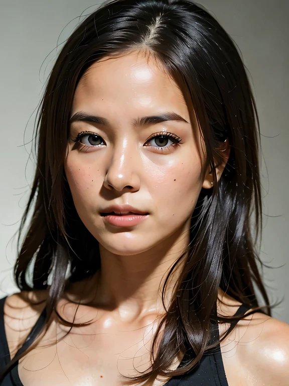 (close-up, editorial photograph of a 24 year old woman named Kimmie Miso), (highly detailed face:1.4) (smile:1.4) (background inside dark, moody, private study:1.3) , nikon d850, film stock photograph ,4 kodak portra 400 ,camera f1.6 lens ,rich colors ,hyper realistic ,lifelike texture, dramatic lighting , cinestill 800