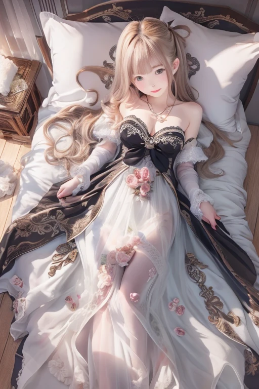 wlyg \(nice with you\)
wathet dress((Girl lying in bed))、A beautiful and moving woman, in an elegant pose, her full breasts on display.,Visible cleavage,Sexy long legs,Variety of slim and cute beauties, Her long hair cascades down her shoulders like a waterfall。She smiles radiantly,Eyes sparkle,Her skin is flawless。Her curves are highlighted。Sparkle in the light,The colors are soft,She lay confidently,One hand on hip,Her posture is both graceful and strong。She wears elegant high heels,Goes well with her outfit。In the warm golden sun。The overall atmosphere of the image is tranquil and uplifting,Emphasizing natural beauty and elegance, Studio Lighting,Bright colors, Sweet maiden, sweet smile, make up,shy,Blush,Parted lips,Heavy breathing,moan,Surrealism,Realism,Movie Lighting,Relief,Sony FE GM,Retina,masterpiece,precise,Anatomically correct,Textured Skin,Super Detail,High Detail,best quality,rich and colorful
