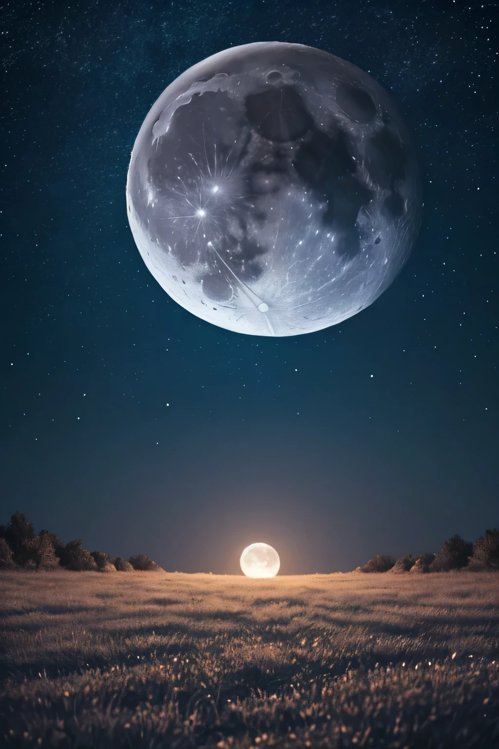 Location: Night sky with a full moon.
Ambience: Calm and serene, with soft instrumental music.
Visual: Moon slowly rising, illuminating the sky.
Text: "You Are the Moon" gently appears and fades.