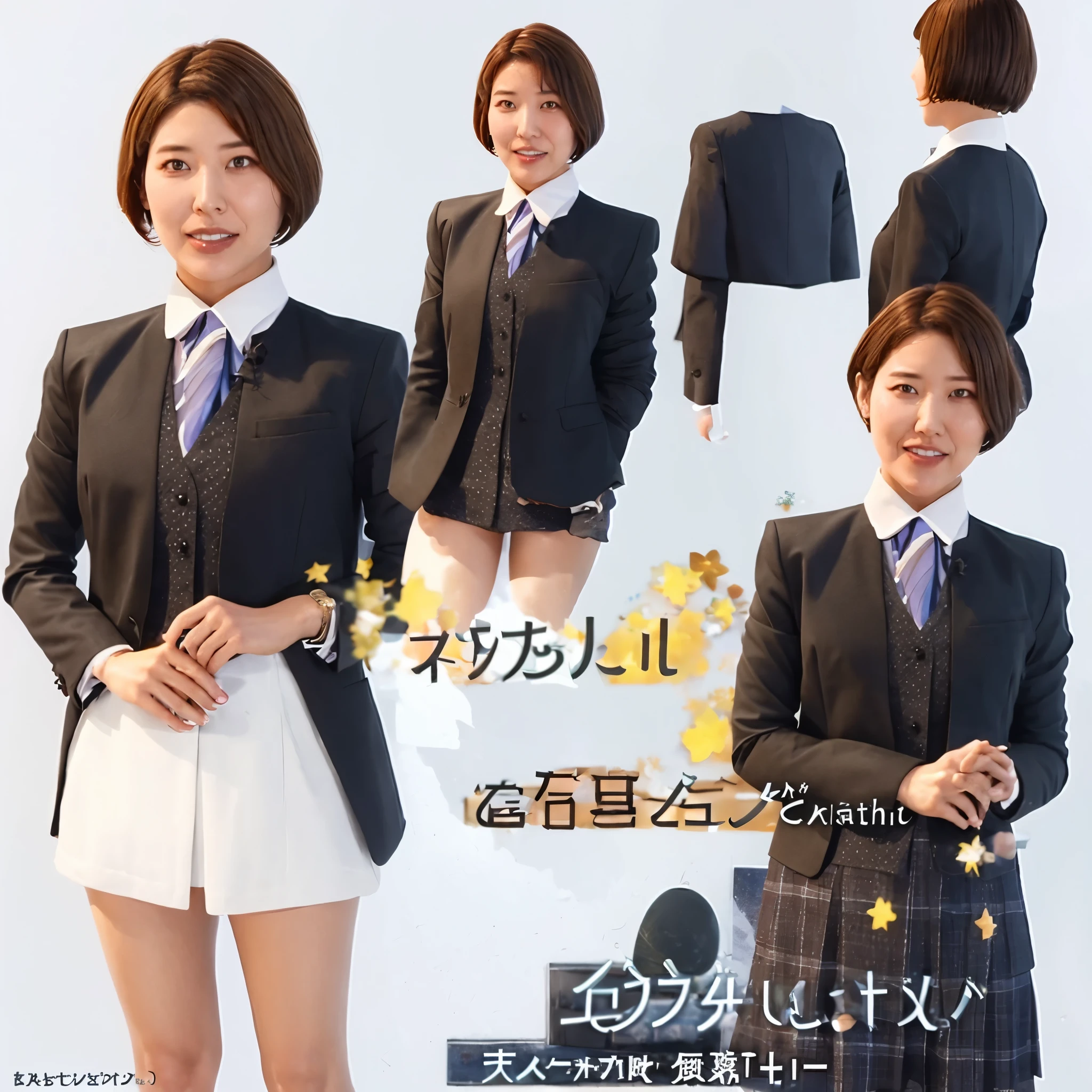 1 girl,beautiful, masterpiece, highest quality, white background,kazuya takahashi, concept art, blonde,short hair