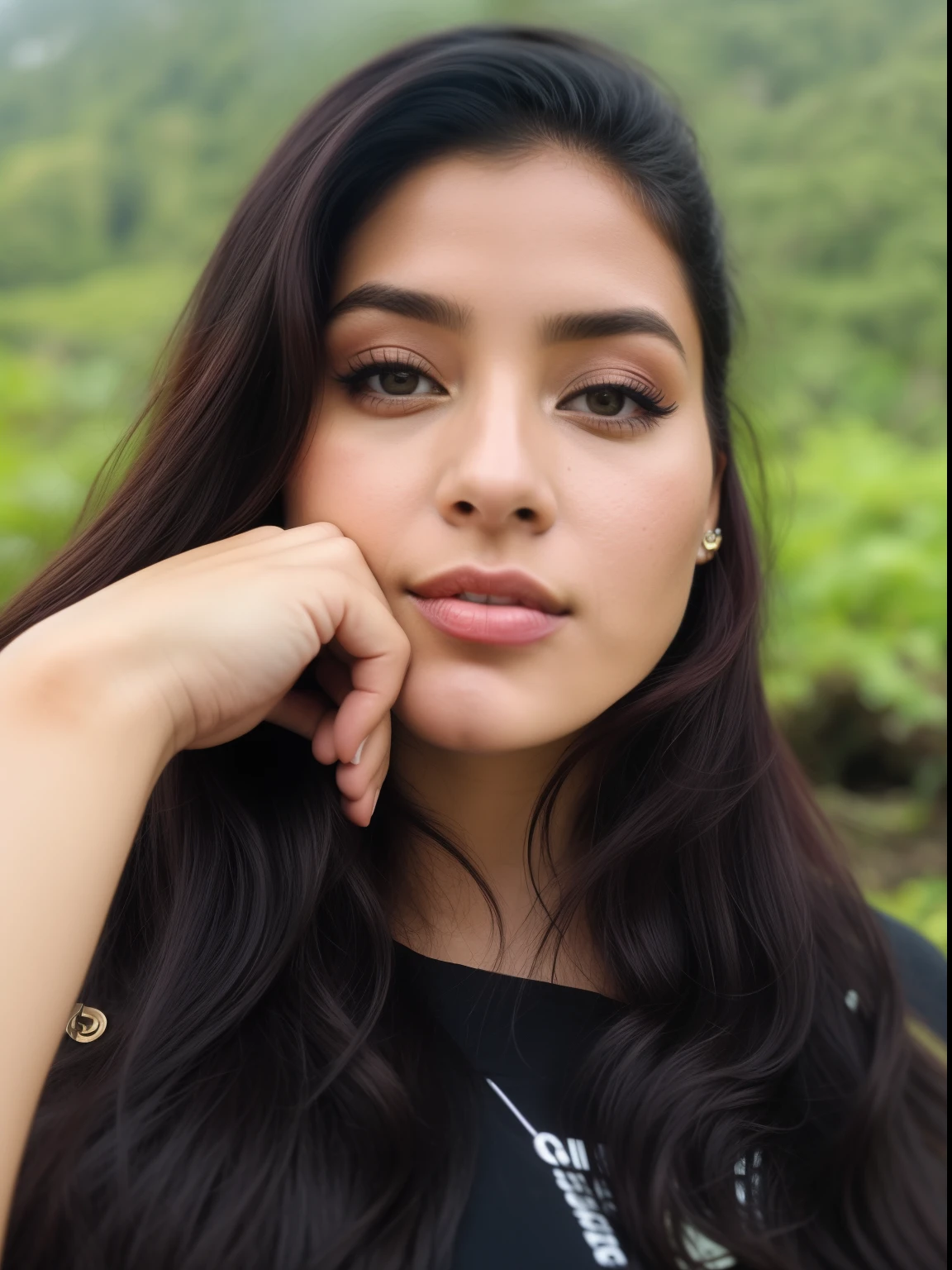 Cru, analog style, Um retrato impressionante de um jovem, Beautiful woman with striking features. Ela deveria ter muito tempo, flowing red hair, um olhar cativante, and a seductive expression. O fundo deve ser neutro e simples, permitindo que a mulher seja o ponto focal da imagem. Por favor, Pay close attention to details, como os destaques e sombras em seu rosto e cabelo, para criar uma imagem realista e realista. Experiment with different lighting techniques to enhance the mood and atmosphere of the portrait. The final product should be a masterpiece that captures the essence and beauty of the woman, ((pele altamente detalhada, detalhes da pele)), sharp focus, volumetric fog, 8K Ultra HD, dslr, alta qualidade, Film grain, Fujifilm XT3, corpo todo