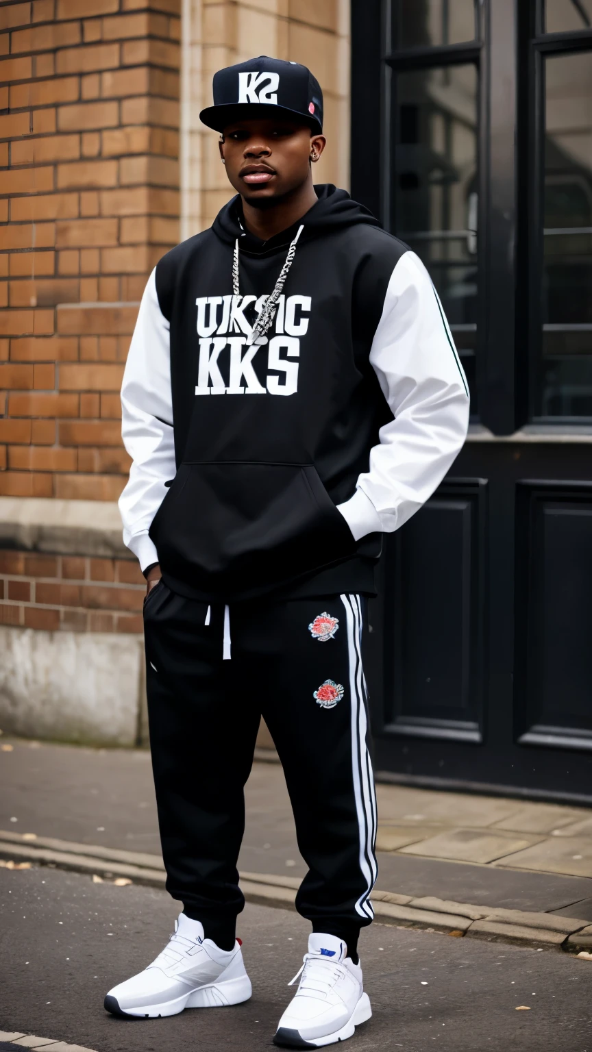 Black people dressed like UK rappers