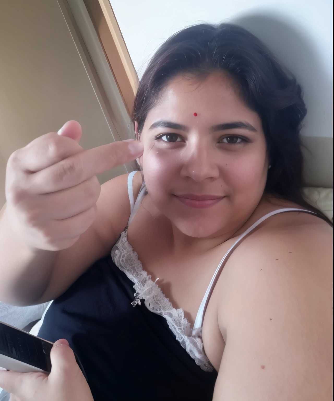 Cria uma mulher sentada em numa cadeira