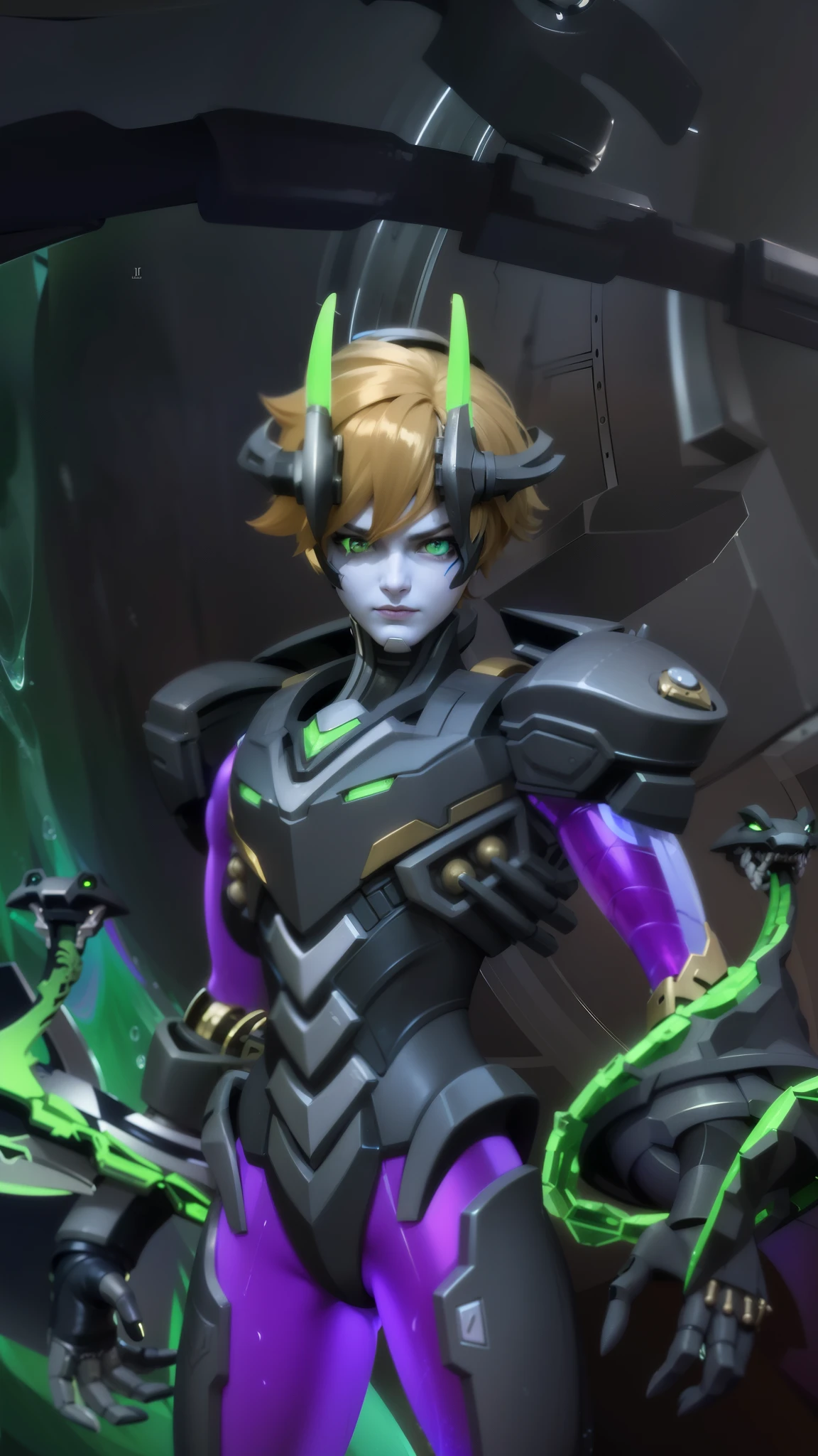 masculine male, masterpiece, ((perfect eyes)) best quality, (semirealism:1.9), beautiful lighting, (extremely detailed CG unity 4k fhd wallpaper), High Detail, Sharp focus, dramatic outdoors, 1 boy ,19 years old, brown short hair, blue eyes, Masterpiece, ultra HD, detailed all picture, a close up of a devil, dyrroth from mobile legend, evil, extremely detailed artgerm, mobile legends character, inspired by Dyrroth, Six pack chest and abs, yellow jewel above the chest.