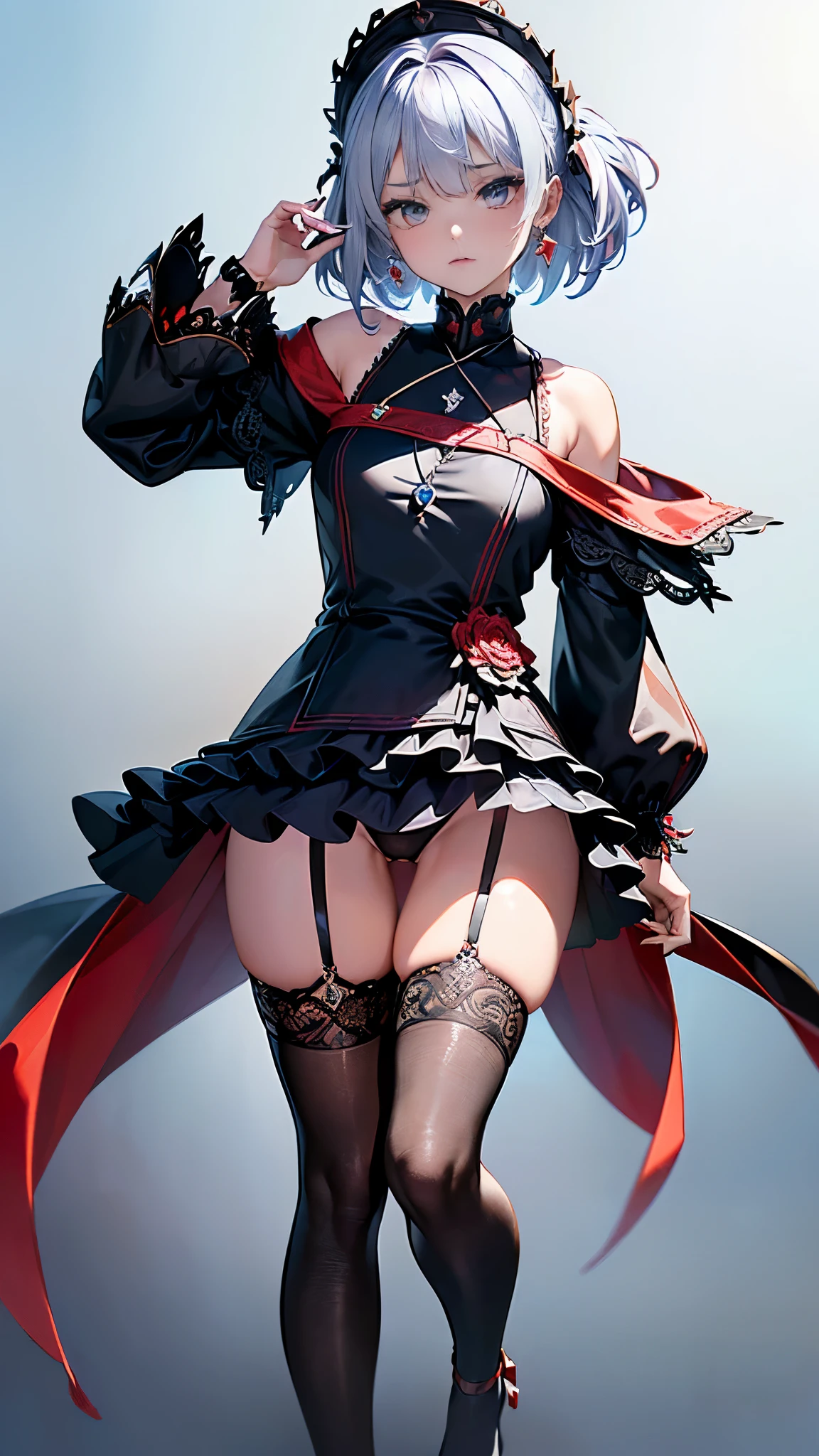 !!you have a mission!! task (((The most beautiful women wearing perfectly tailored outfits in specific situations))), (give solution!!!!), (((一条规则yes黄金比例和白平衡))), ((Always draw hands and fingers correctly, if you make a mistake，please correct them)), Put beautiful clothes on beautiful girls with perfect figures, Made from available materials ( ((silk), (canvas, nylon)), (latex Lace's), ((有Lace's)), (((jewelry))), chain armor, bracelet, pendant, earrings, Daily necessities)), I encourage you to draw them both, ( ((I encourage you to choose the right background for your pheNomenally drawn creation)), (use any technology, any style, any clothing, even choose ((Eye color, hair color, even hairstyle, cosmetic, anyway and how to do it))), ((experiment, binding complex, 多层材料用装甲和精致的材料进行experiment用整个调色板的颜色和阴影进行experiment)), (masterpiece:1.hot realism:1.37), (actual:1.tremist_detailed:1.3), (The extremist -The high-definition), depth of field, (best quality), Attention to detail, double eyelids, Wear an off-the-shoulder top, Full body female love, If you want, You stand, (Recumbent), 有Lace's, (Lace's), ((charm, Paparazzi took pictures of her)), medium contrast, pastel colors, long legs, yes, ((layered cutting: 1.32)), ((Brightly colored clothes)), ((Lively,positive,Lively)), ((No Pantieposing thighs)), (disciple:1.6), ((black silken skirt, (Small skirt:1.22), No_, curved)), ((hip wrap skirt))), (looking aside, look up, look down, random expression), (Rich，Includes decorative embroidery:1.2), ((Very intricate designs for epic bodysuits:1.38)), (red-white-black epic 有Lace's:1.38), (sharp focus), ((Very intricate designs for epic bodysuits:1.38)), ((city night), (neon lights), (night), ((Your style in the wind)))