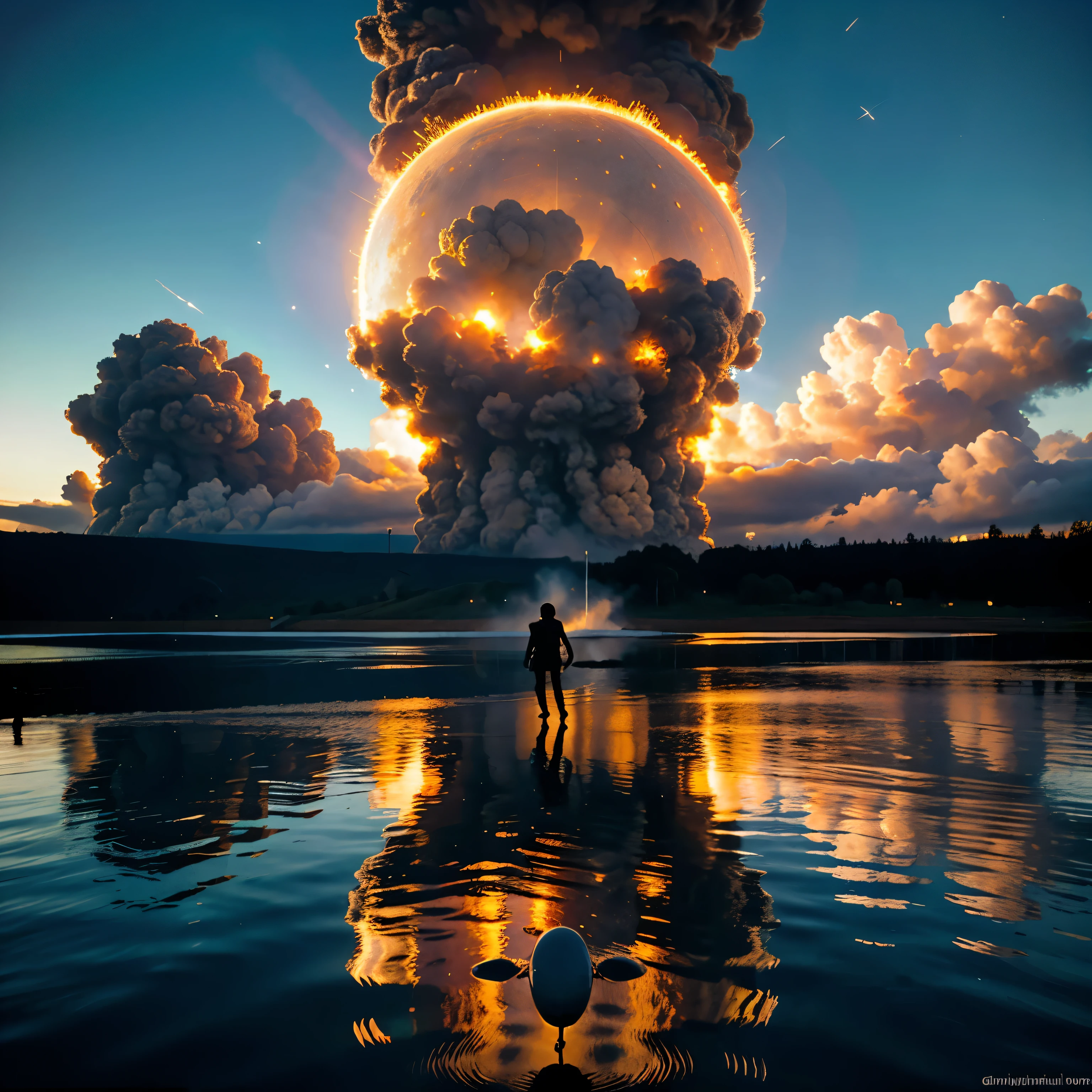 ChatGPT
ChatGPT
Prompt para ferramenta de imagem:
"Create an impactful visual representation of J'Quote. Robert Oppenheimer after the atomic bomb test, onde ele citou o 'Bhagavad Gita': 'Agora, eu me tornei a Morte, o destruidor de mundos'. Explore elements that convey the moral weight and reflections on the consequences of nuclear technology, capturing the intensity of the historic moment."