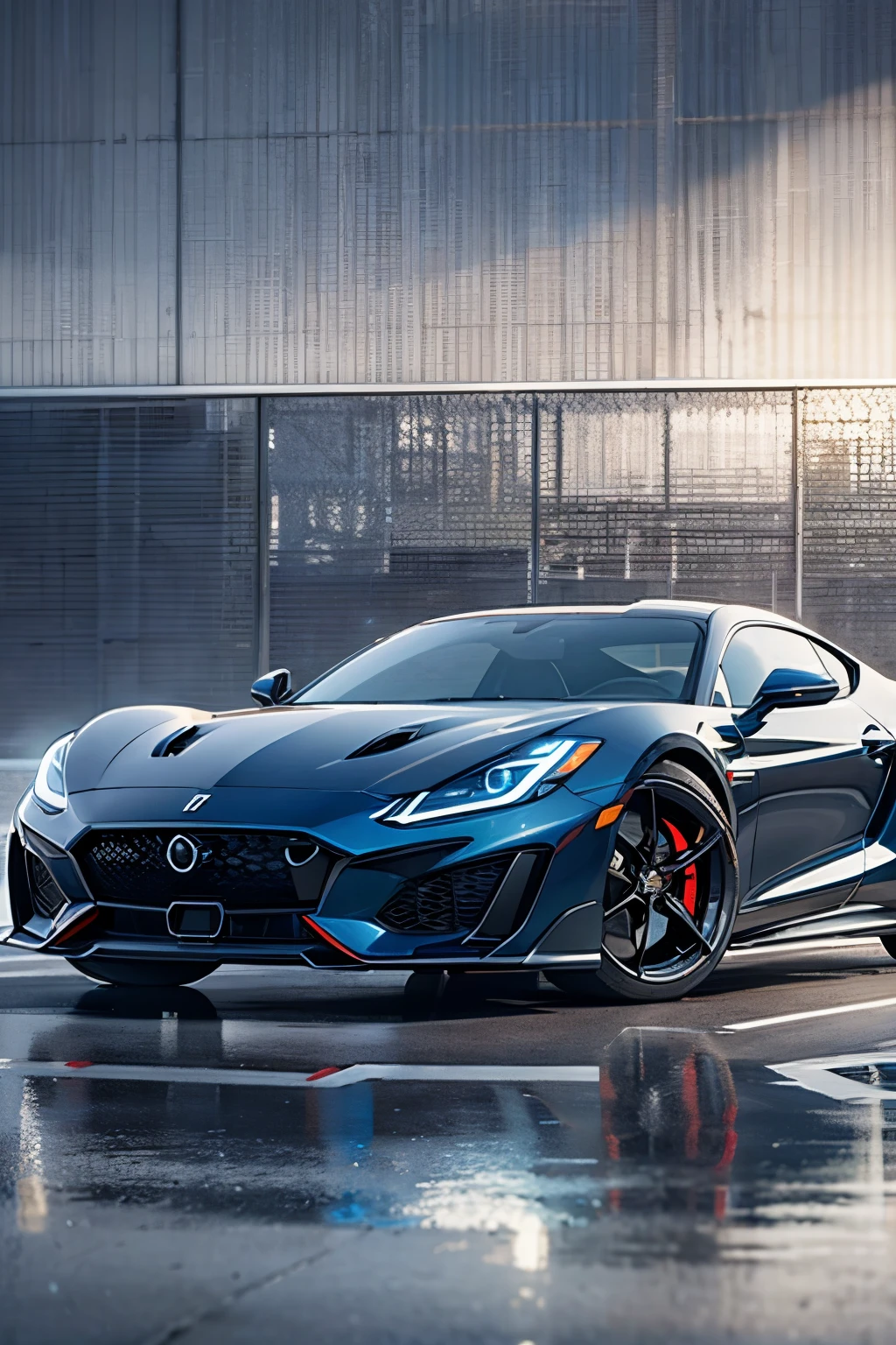 masterpiece, top quality, super realistic, 3D rendered, car image, high-definition, reflection, shining surface, engine details, tires, metallic sheen, exterior lights, sleek design, --auto --s2