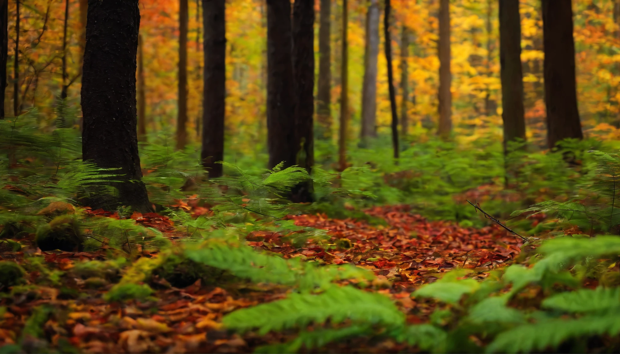 temperate forest floor