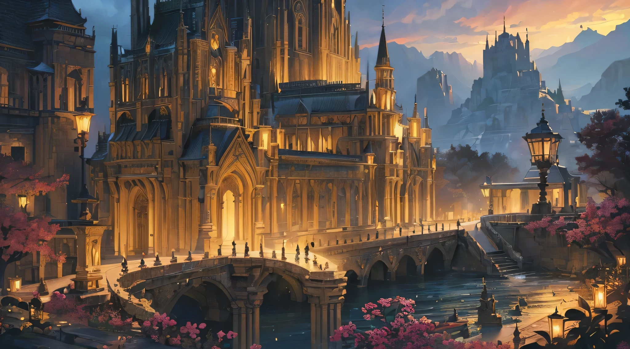 ((intricate details, High resolution illustration,no humans,fantasy,Scenes, landscape)), (((best quality, Very beautiful 8KCG wallpaper))), Exquisite light and shadow, black roses, cartoon, cartoon风格, Scenes, celluloid