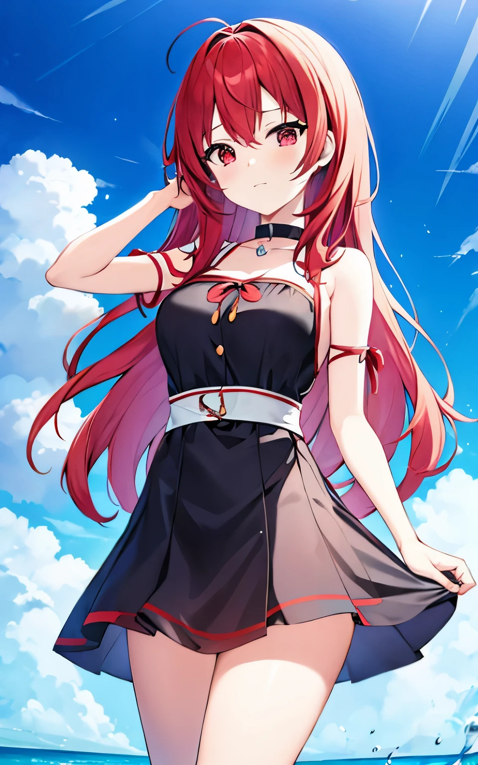 anime girl with red hair and red eyes, Best Anime 4K Kona-chan Wallpaper, anime wallpaper 4k, anime wallpaper 4k, Wallpaper Anime Blue Water, anime style 4k, anime art wallpaper 4k, anime art wallpaper 4k, Kantai Collection Style, 4k anime wallpaper,Anime girl with red hair and red eyes wearing, anime moe art style, mikudayo, , teal hair anime girl, shirabii, Cute girl anime visual, long hair
