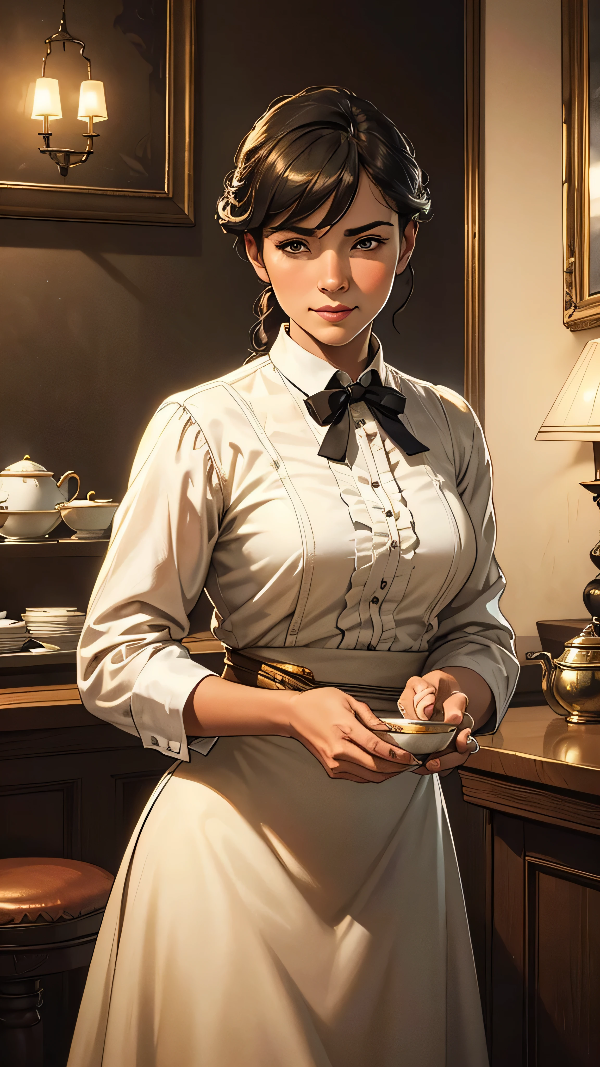 (best quality,4k,8k,highres,masterpiece:1.2),ultra-detailed,(realistic,photorealistic,photo-realistic:1.37), HDR, UHD, studio lighting,ultra-fine painting,sharp focus,physically-based rendering, extreme detail description,professional,vivid colors,bokeh, portraits
A 10-year-old boy checking his pocket in front of a waitress at the hotel, sketch, pencil drawing, monochromatic, dimly lit, mysterious atmosphere, inquisitive eyes, curious expression, vintage clothing, classic interior design, elegant table setting, exquisite chandeliers, ornate wallpaper, antique furniture, polished wooden floors, soft shadows, fine lines, delicate shading, cross-hatching technique, life-like texture, nautical-themed artwork, vintage luggage, historical charm, silver pocket watch, antique keychain, polished marble countertops, brass doorknobs, handwritten notes, handwritten menu board, attentive waitress, friendly smile, vintage china teacups, steam curling from a teapot, wisps of steam rising from a bowl of soup, delicate silverware, linen napkins, warm color palette, contrasting light and shadow, chiaroscuro effect, dramatic composition, sense of nostalgia, evocative emotions.