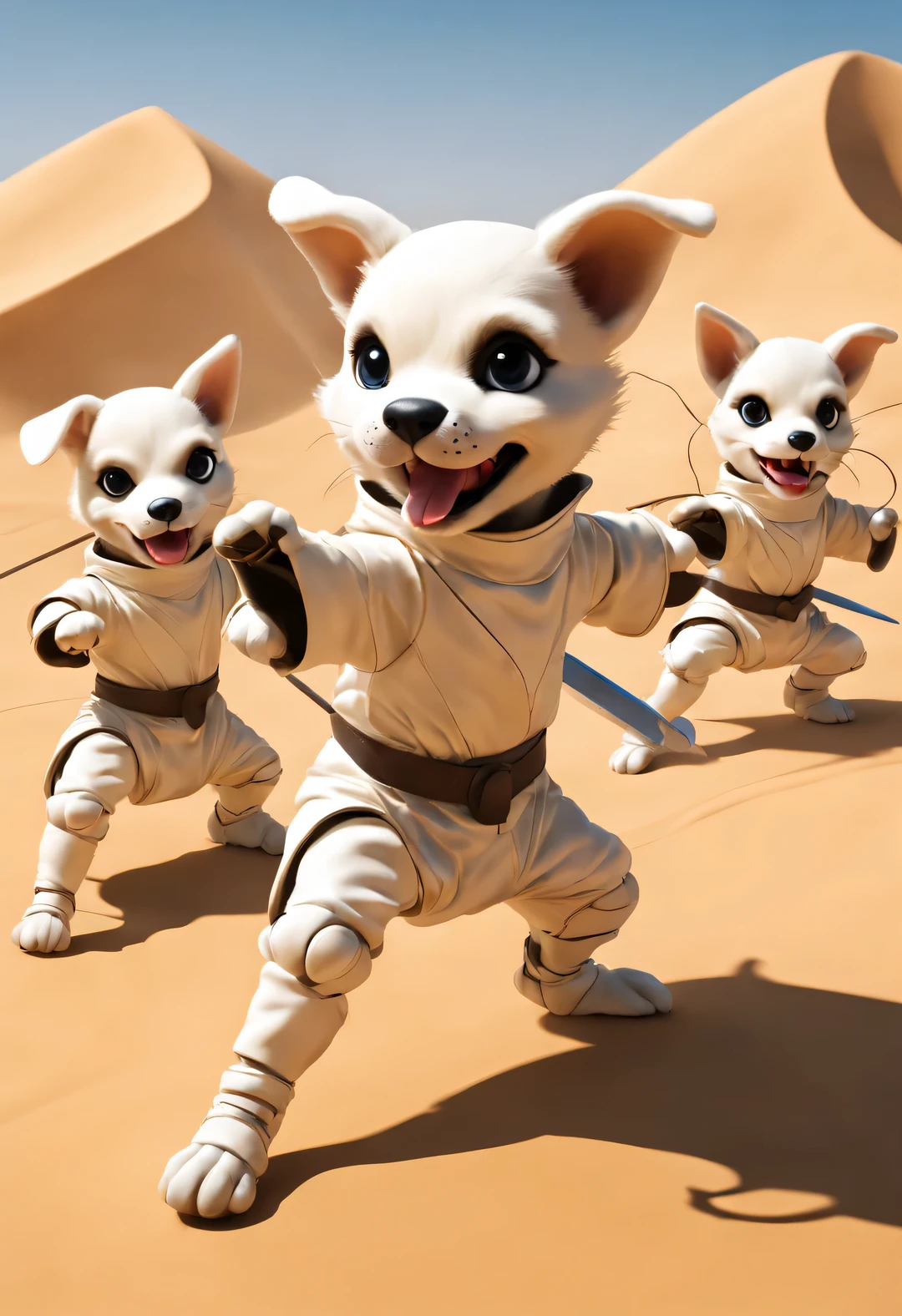 Graffiti art style, Beautiful detailed，Hedgehog puppet runs marathon in desert, with running action, dynamic action, and rampage