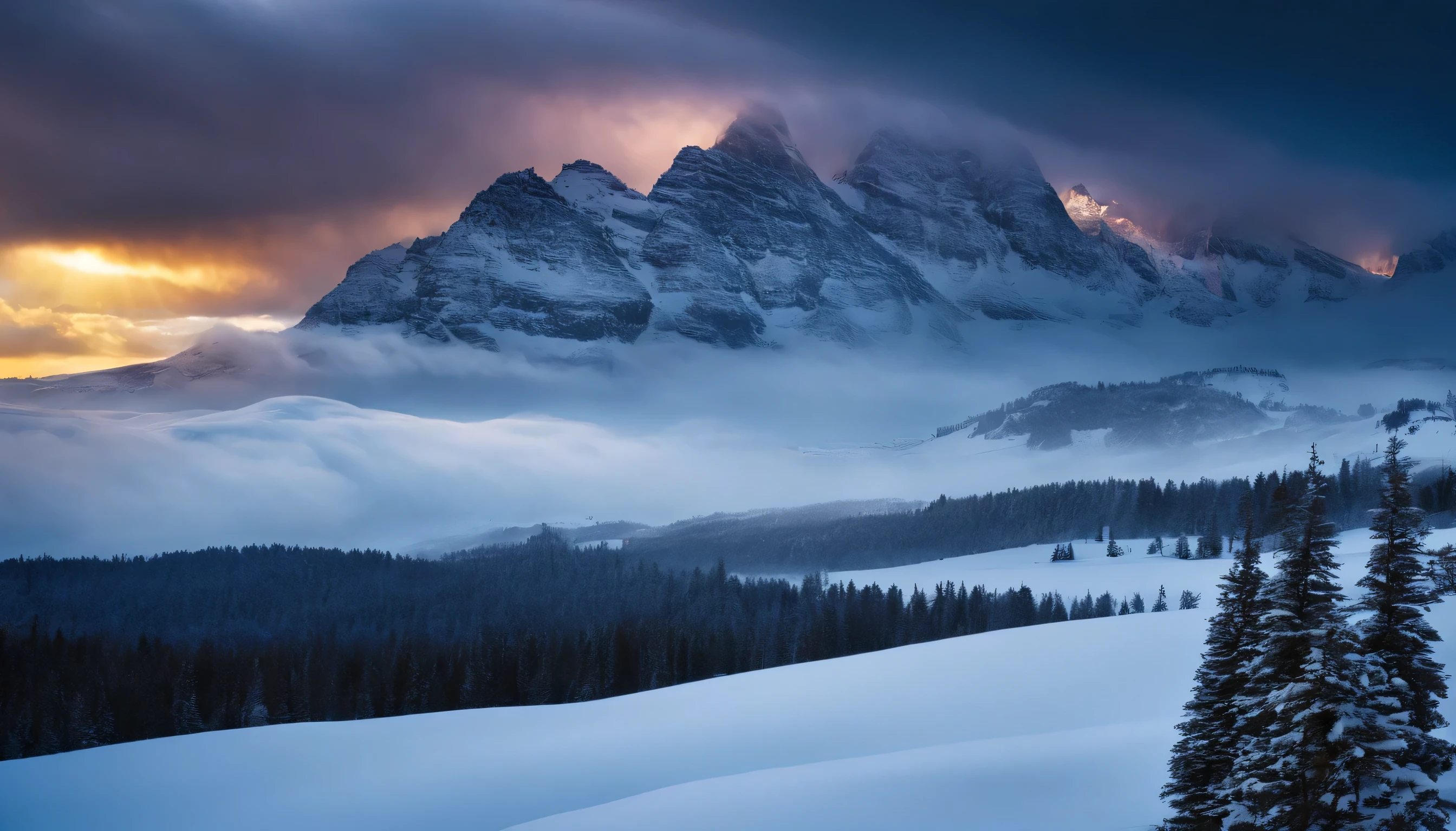  National Geographic Photos”, winter, Dark clouds in winter