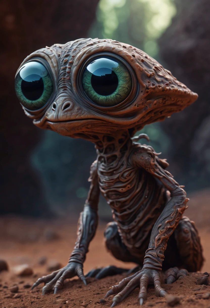 magical creatures from Mars, in Mars, never seen before, dark creatures, cute and dark magical creatures from Mars, (best quality, 4k, 8k, highres, masterpiece:1.2), ultra-detailed, (realistic, photorealistic, photo-realistic:1.37), aliens, a group of adorable and mysterious creatures, magical creatures from Mars, bewitching and unique beings, dark and enchanting beings, detailed features and vibrant colors, extraterrestrial creatures, unearthly charm, curiosity-inducing beings, otherworldly organisms, mesmerizing and extraordinary appearance, fantastical life forms, peculiar and alluring organisms, charming and enigmatic presence, uncommon and captivating features, ethereal creatures with magical powers, unknown species with intricate details, eye-catching and fantastical beings, creatures with a touch of mystery, mischievous and whimsical entities, beautifully strange and mystical creatures, unseen inhabitants of another planet, luminous and intriguing figures.
