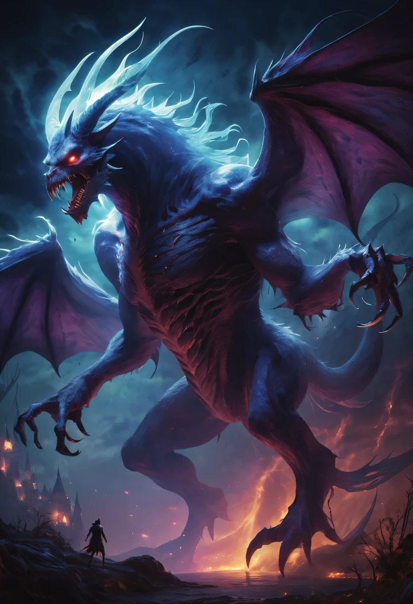 Demon World，transparent nightmare beast，magical beings，phantom attack，
